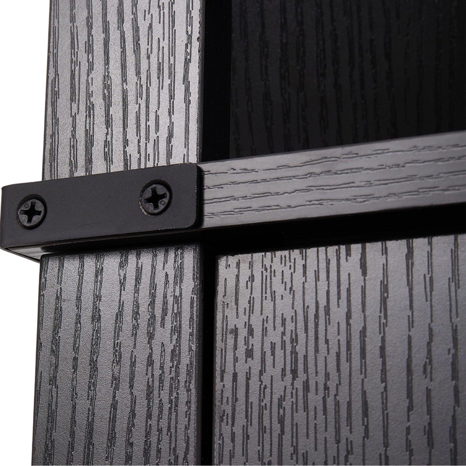 Black - Kabinet UK - Wine Cabinet with LED Lighting & Remote Control - 7