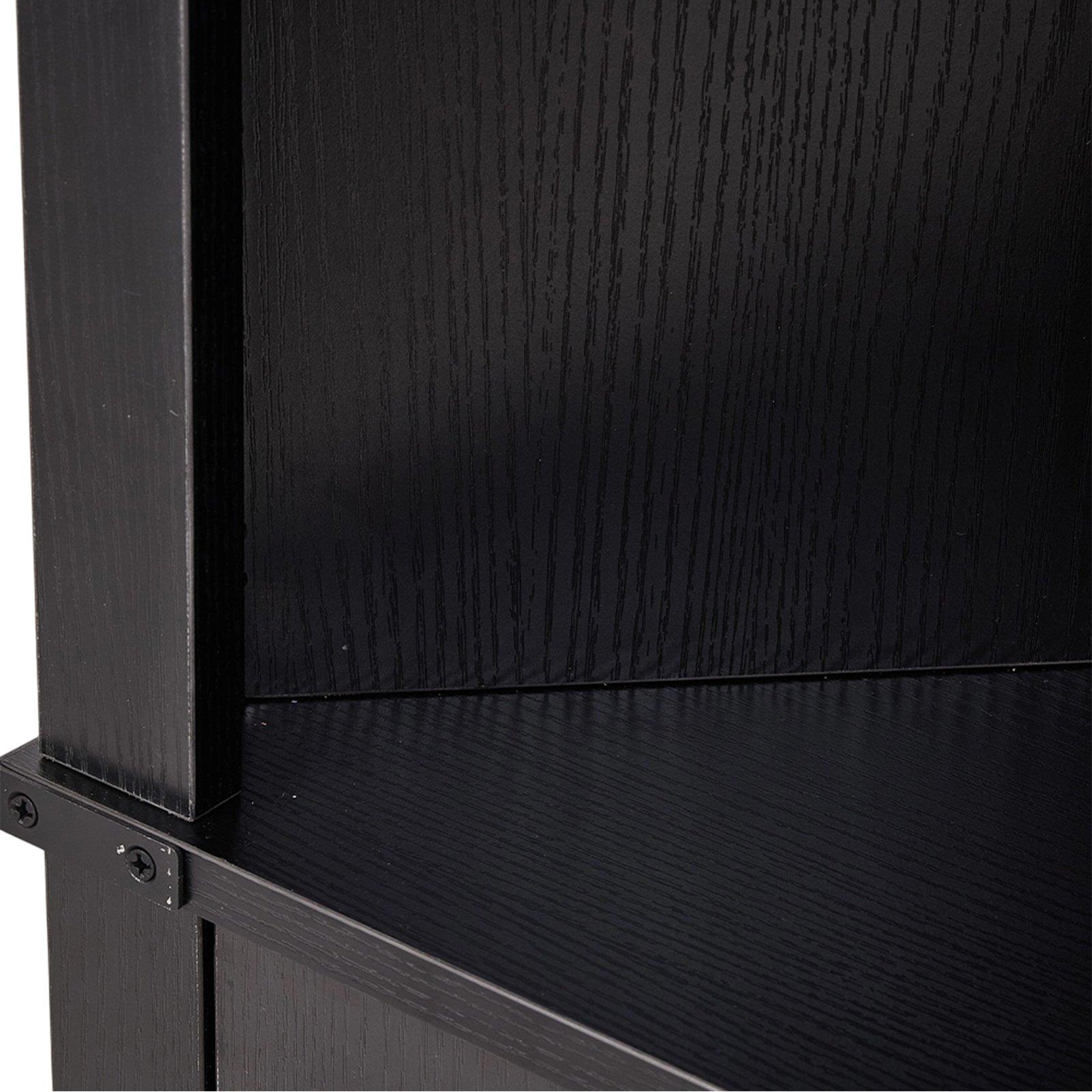Black - Kabinet UK - Wine Cabinet with LED Lighting & Remote Control - 9
