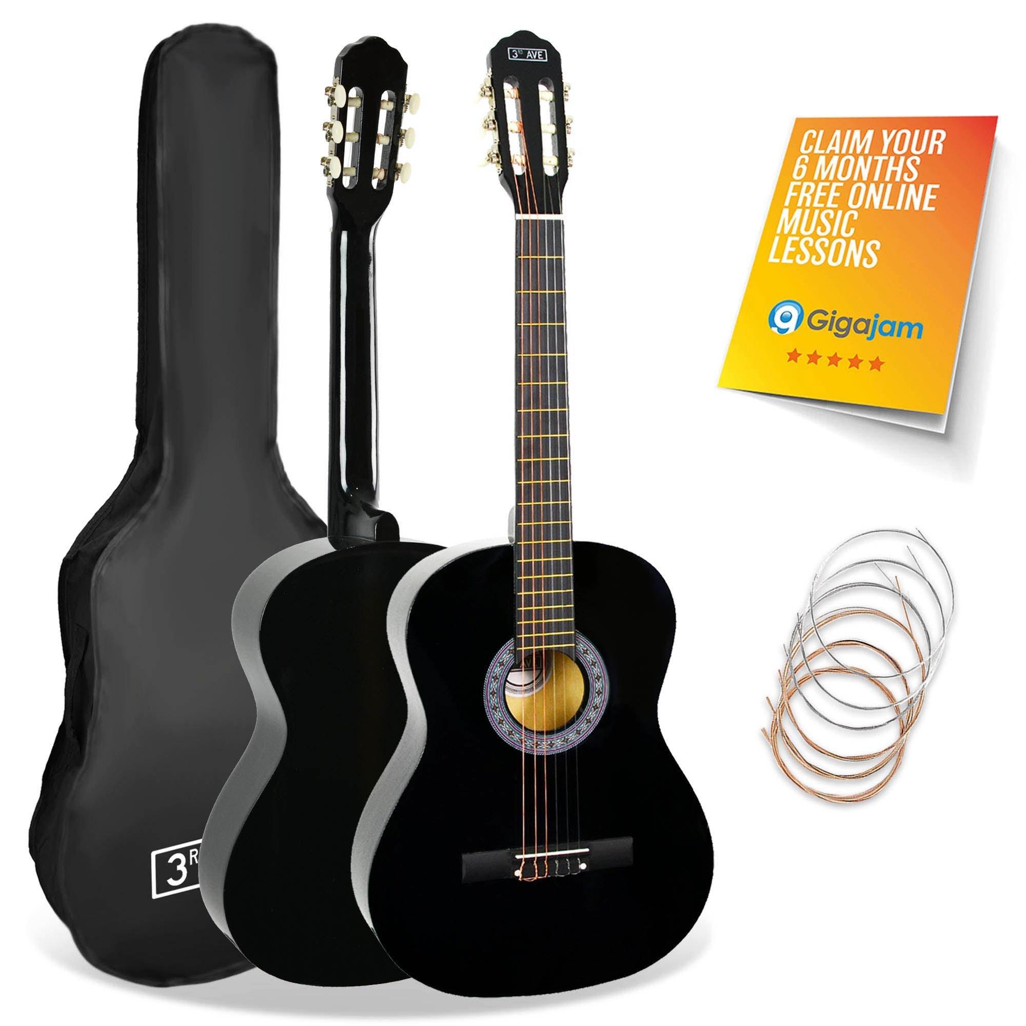 three quarter Size Classical Guitar Pack
