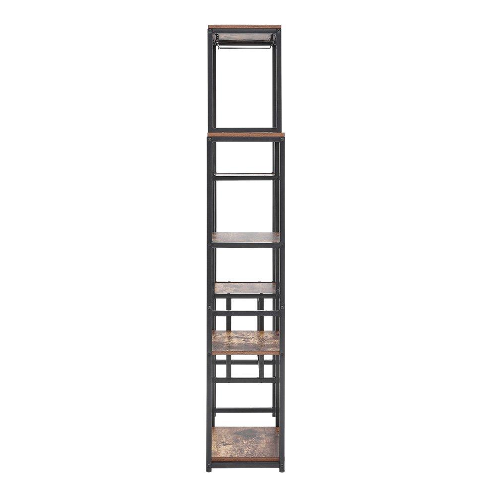 Brown - Kabinet UK - Wine Rack & Bar Storage Cabinet - 5