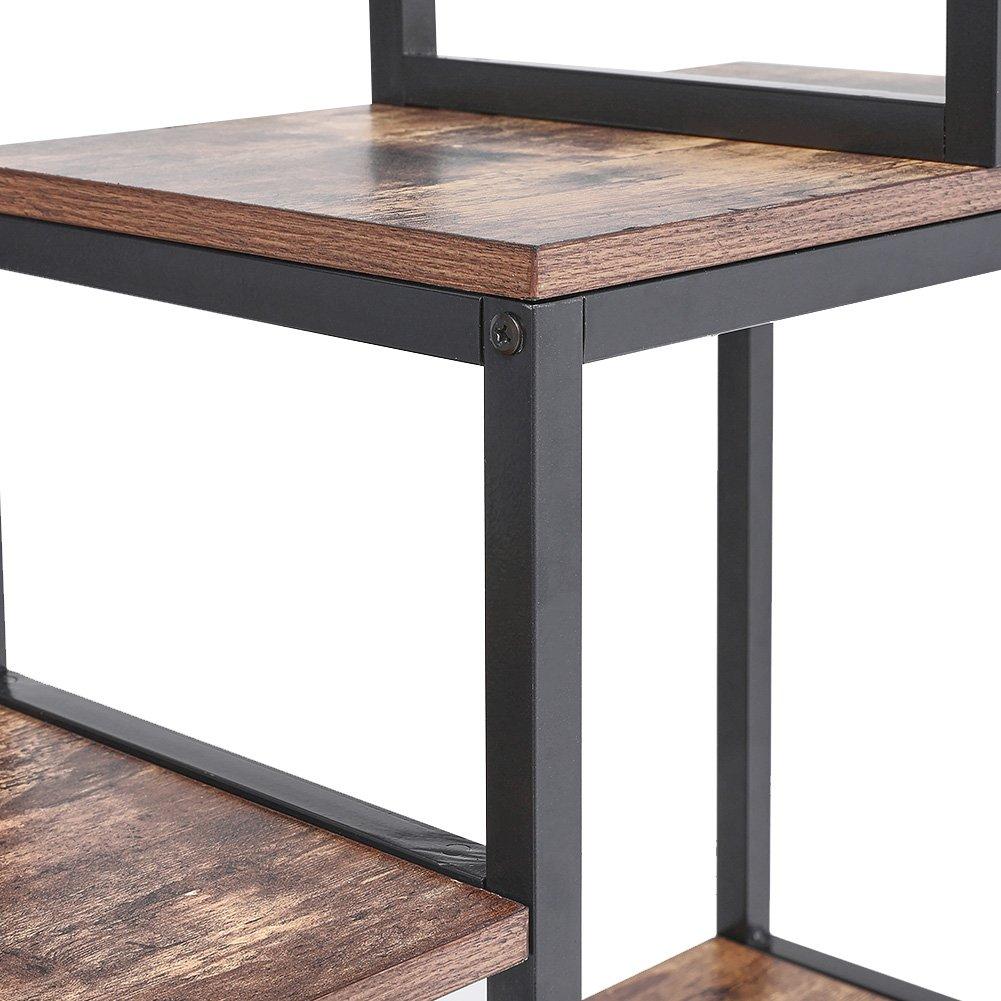 Brown - Kabinet UK - Wine Rack & Bar Storage Cabinet - 7