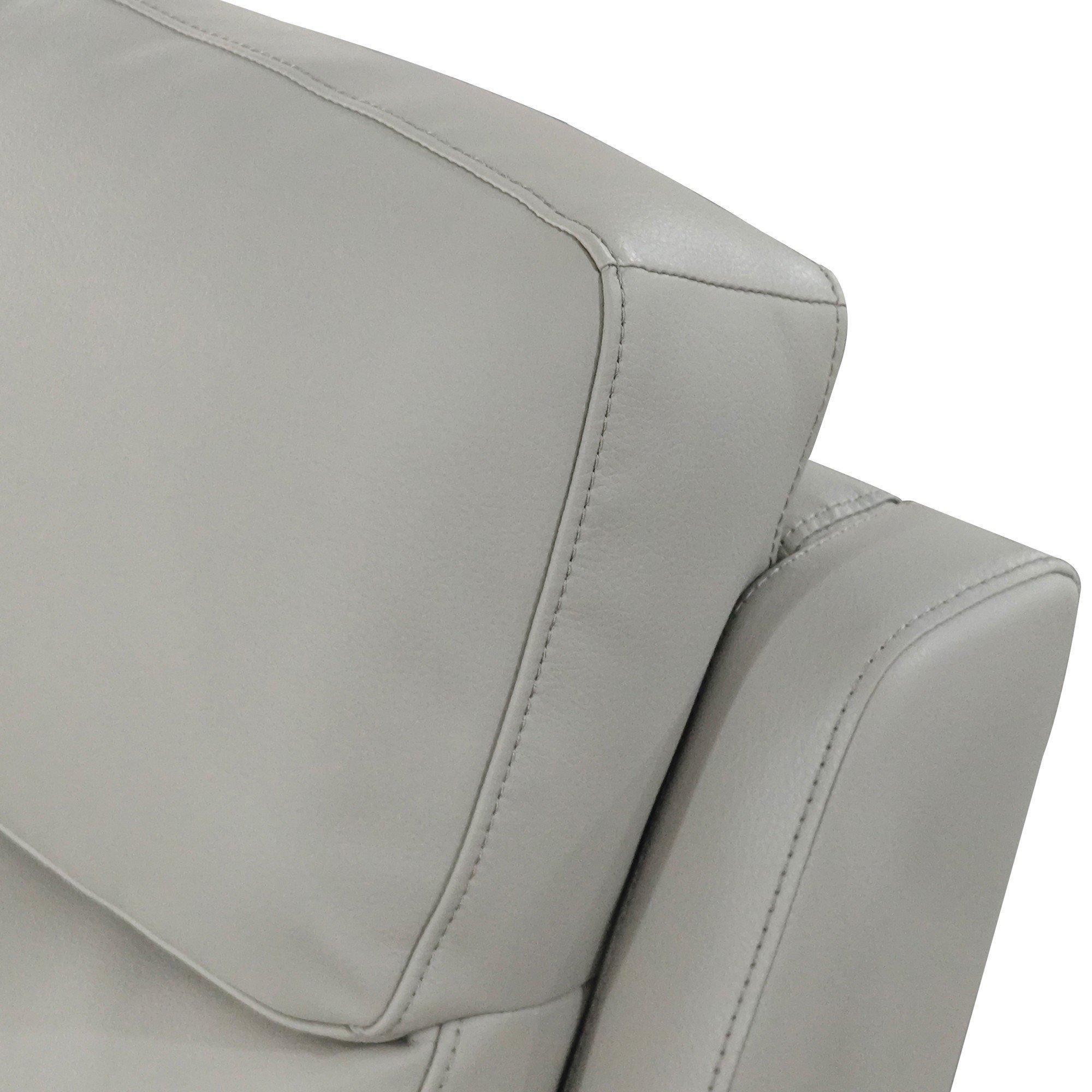 Light Grey - Aspire - Kingsmere 2 Seater Power Recliner Sofa - 4