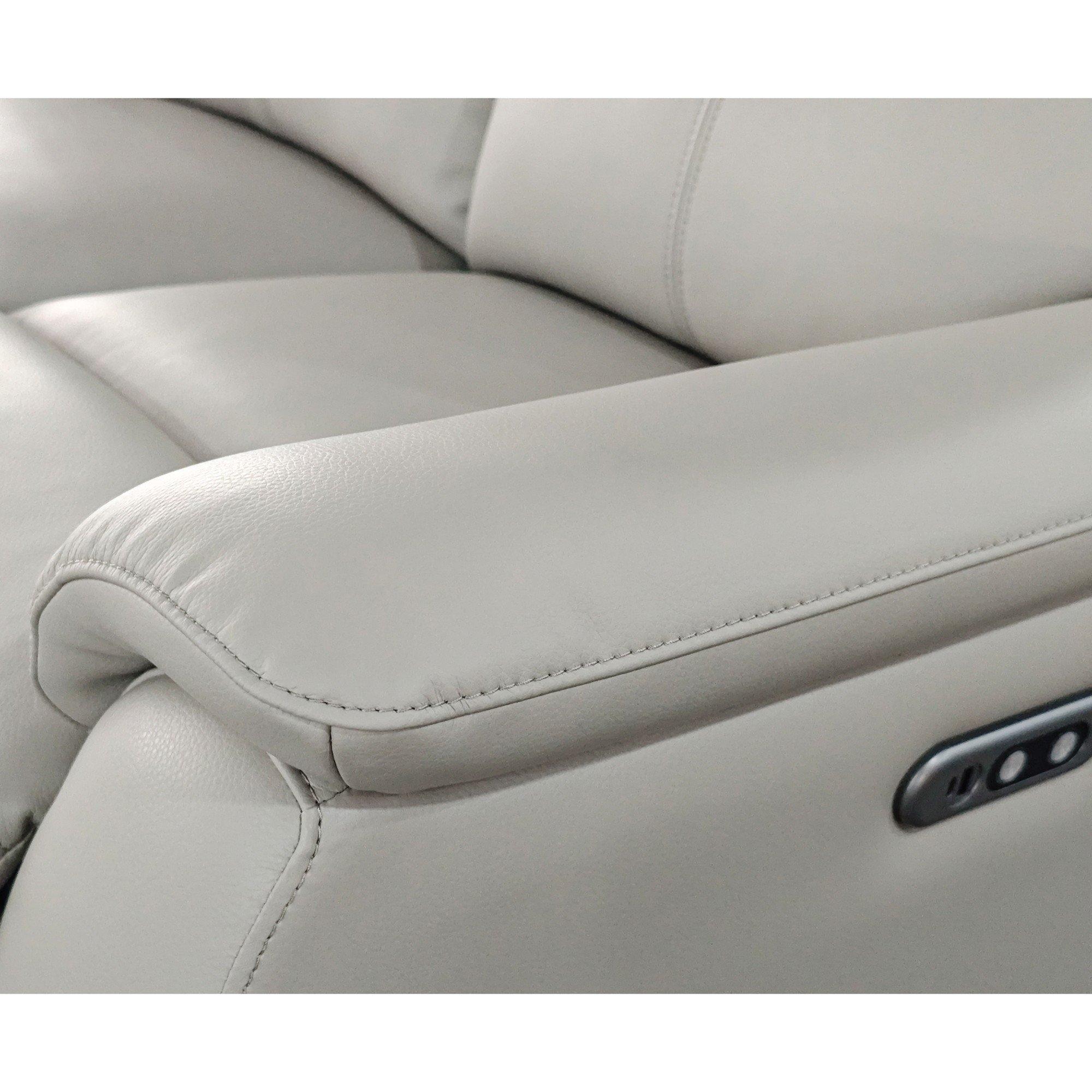 Light Grey - Aspire - Kingsmere 2 Seater Power Recliner Sofa - 5