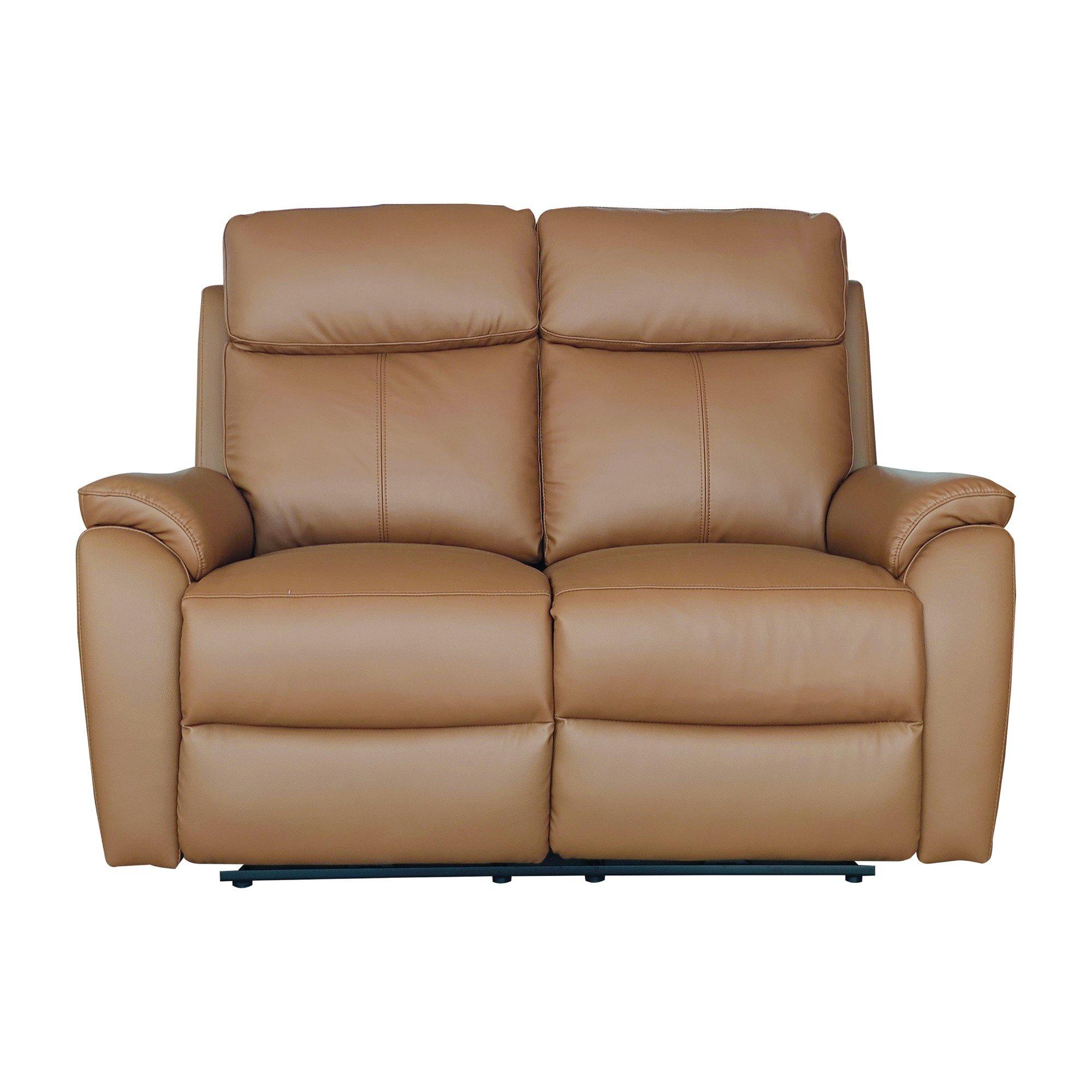 Tan - Aspire - Kingsmere 2 Seater Power Recliner Sofa - 4