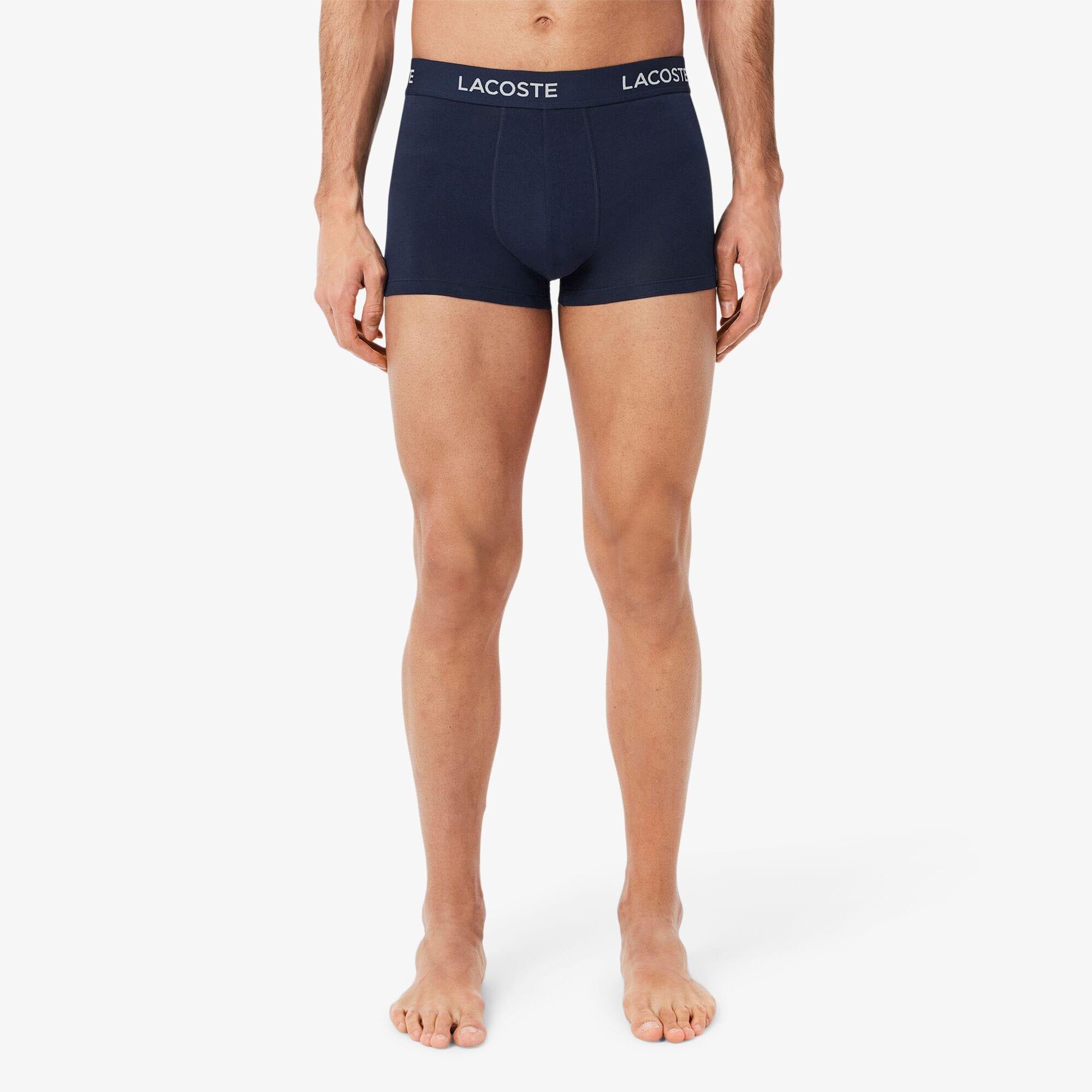 Multi Colour - Lacoste - 3-Pack Stretch Cotton Trunks - 4