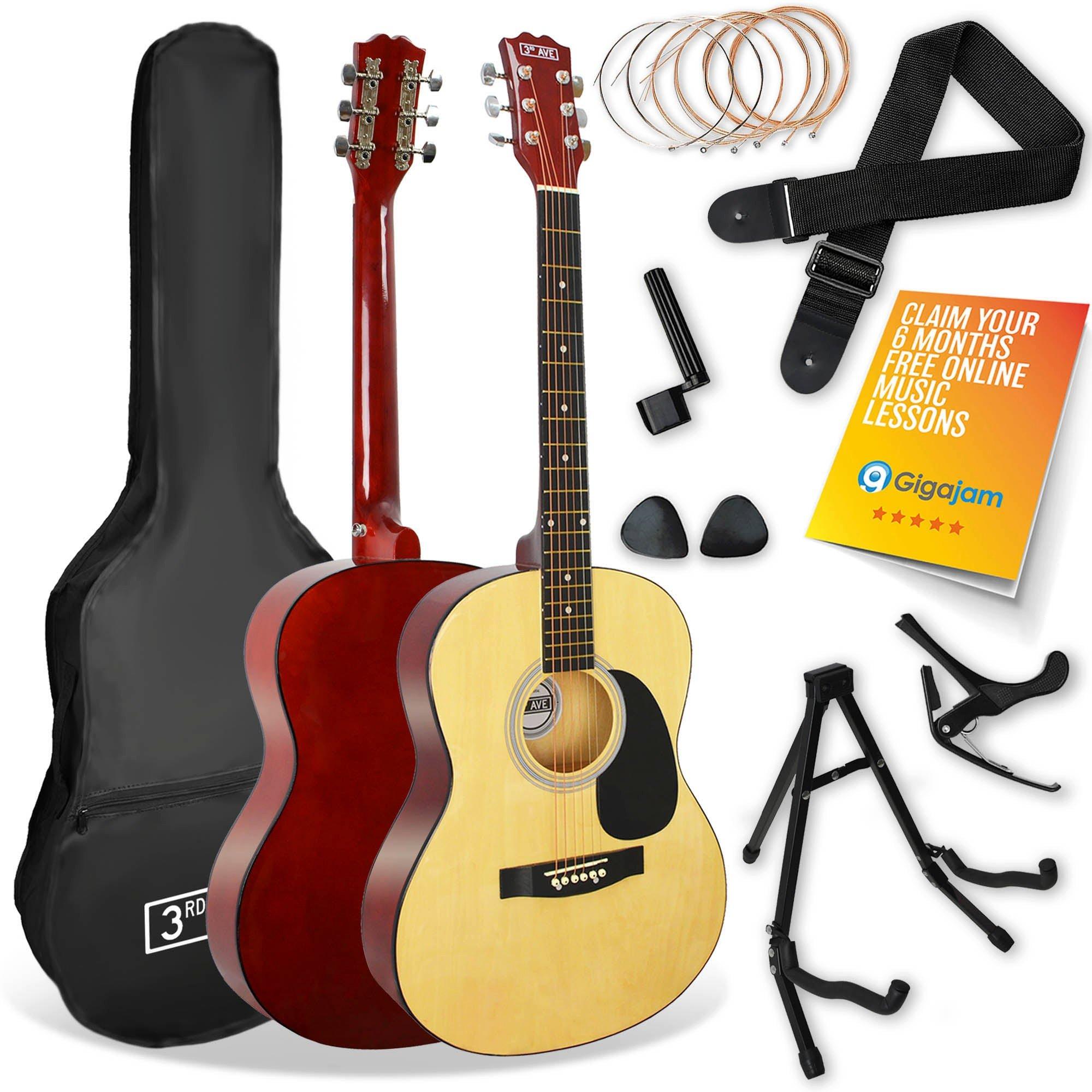 Full Size Acoustic Guitar Premium Pack