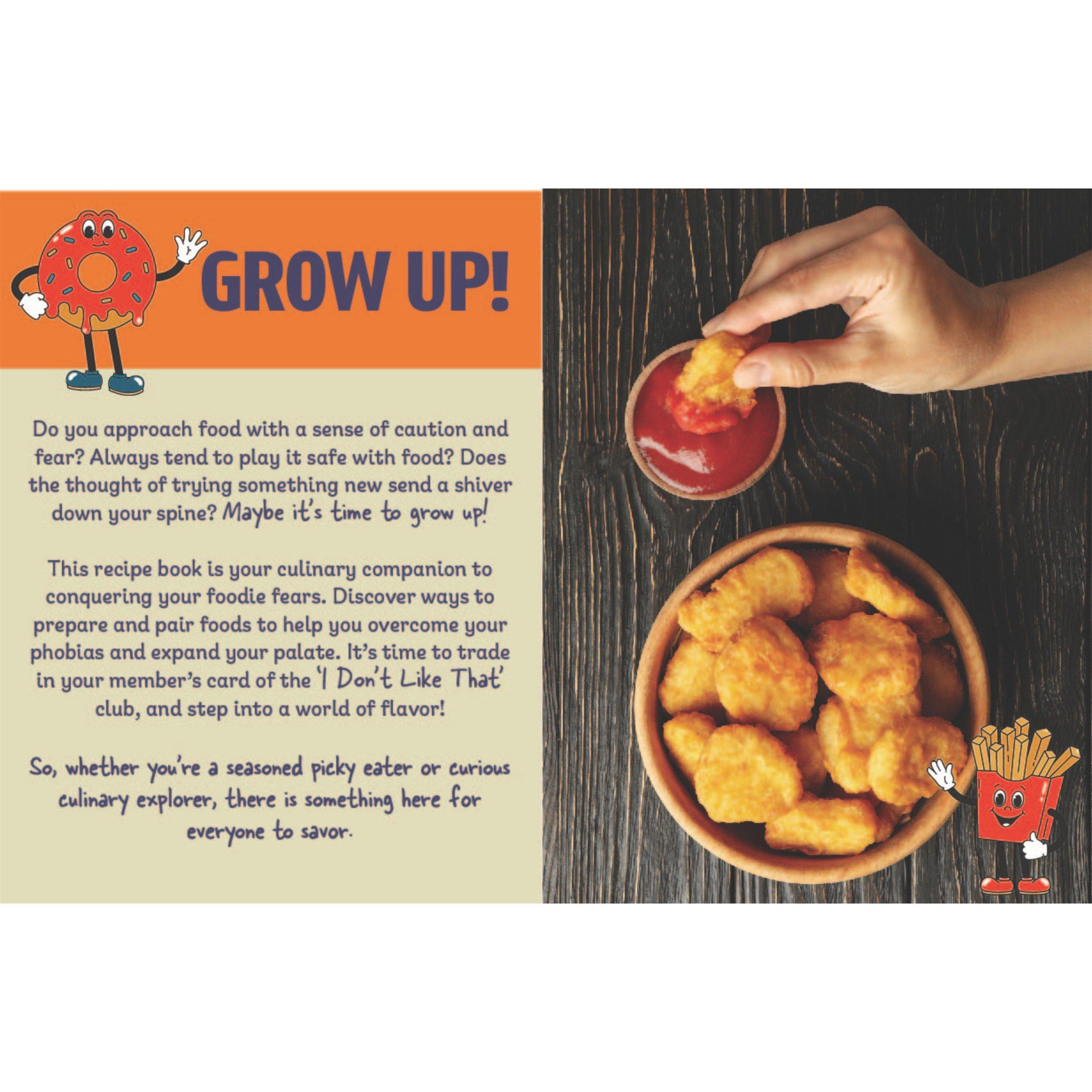 Multi - Boxer Gifts - Grow Up! A Picky Eaters Recipe Gift Book - Novelty - 5