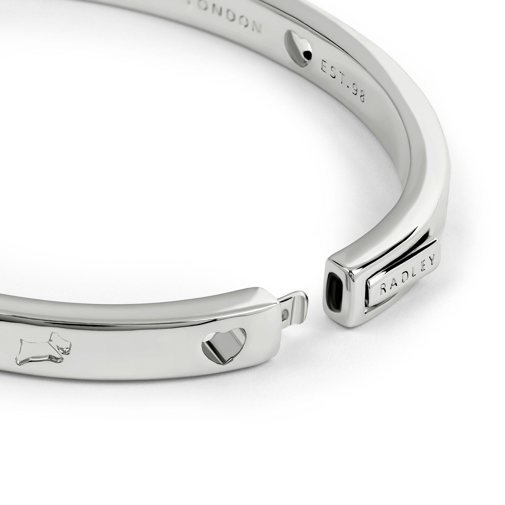 Silver - Radley - Radley Silver Plated Heart & Dog Bangle - 4
