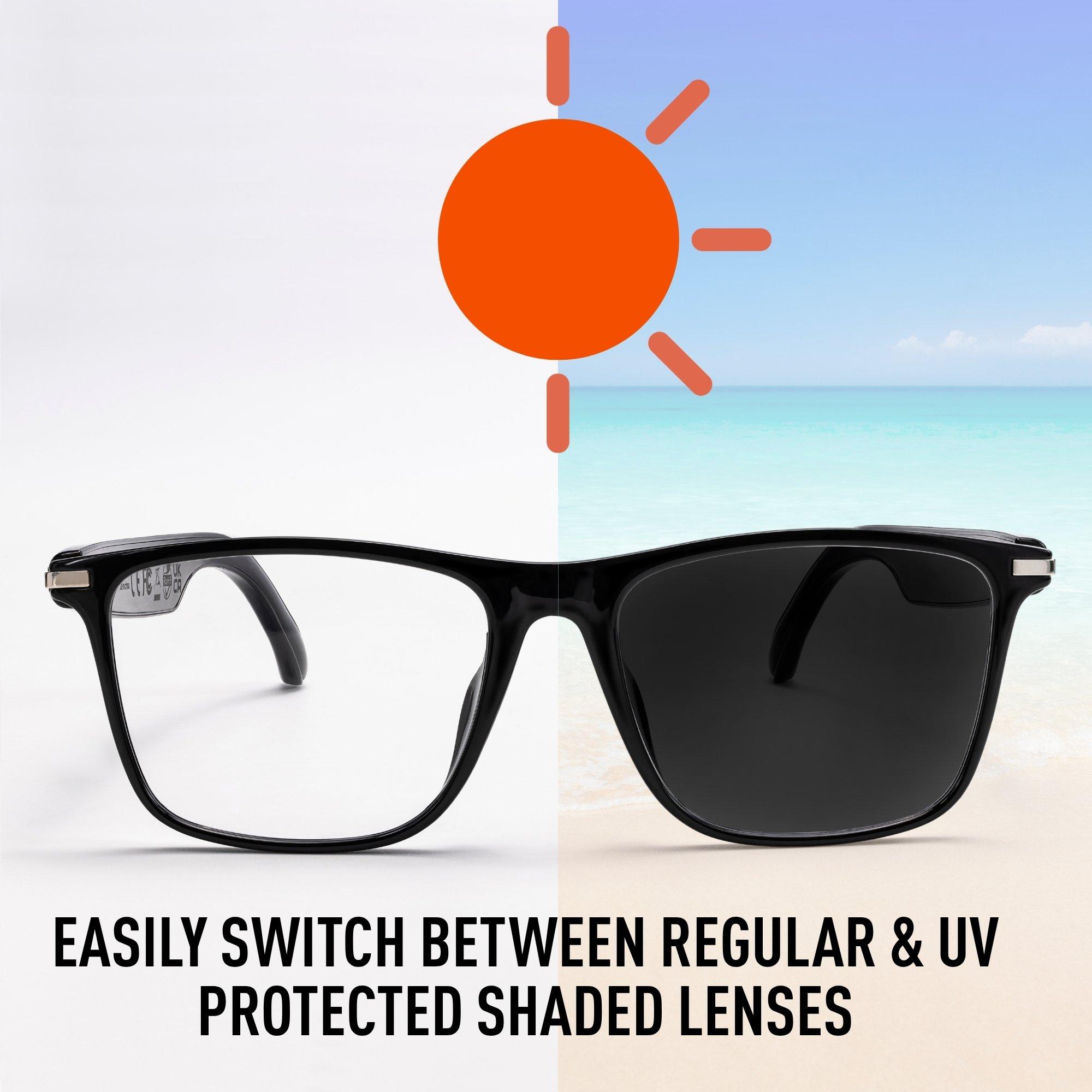 Black - Reflex Active - Reflex Active Black Smart Glasses - 3