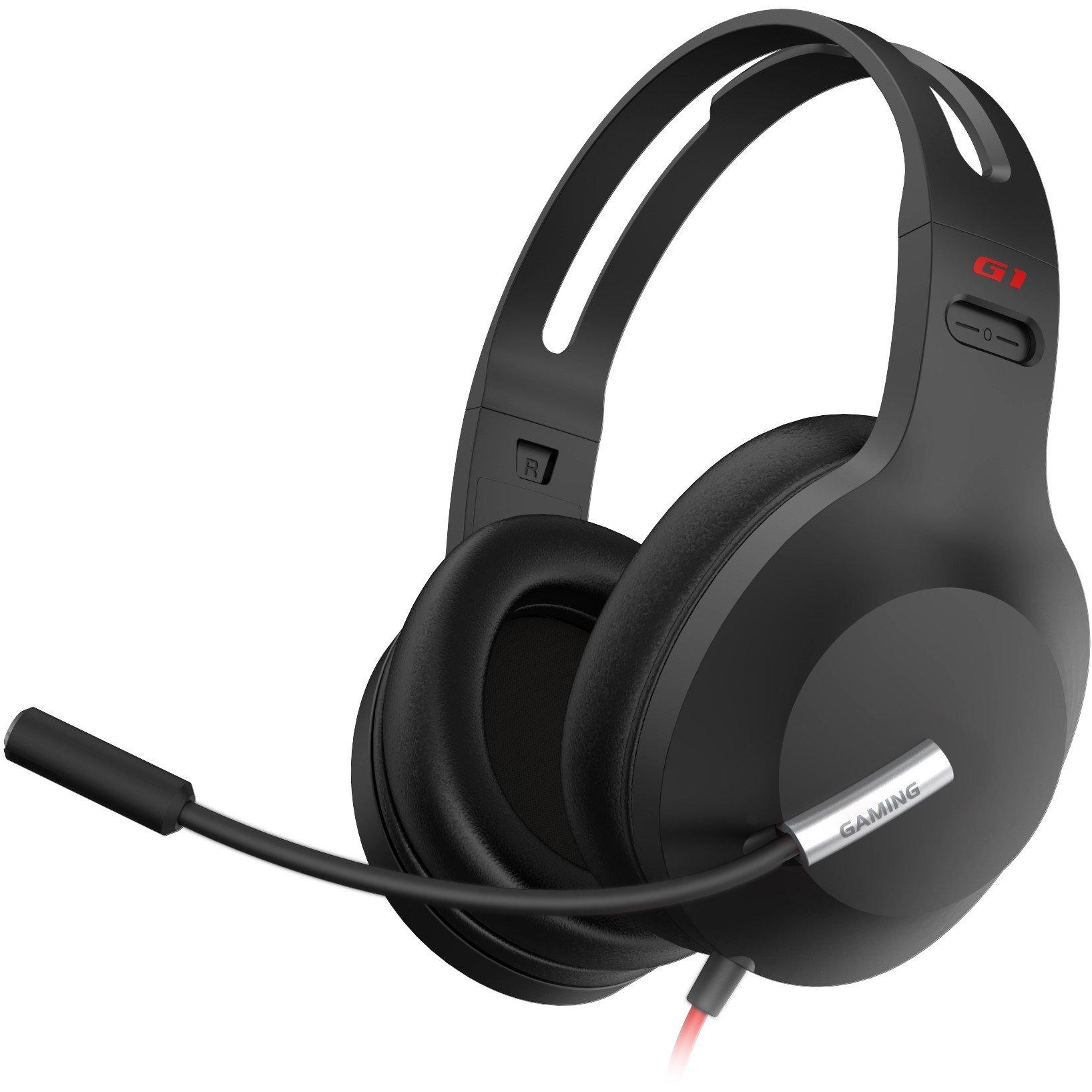 Black - Edifier - G1SE 3.5mm Jack Gaming PC Computer Headset - 1