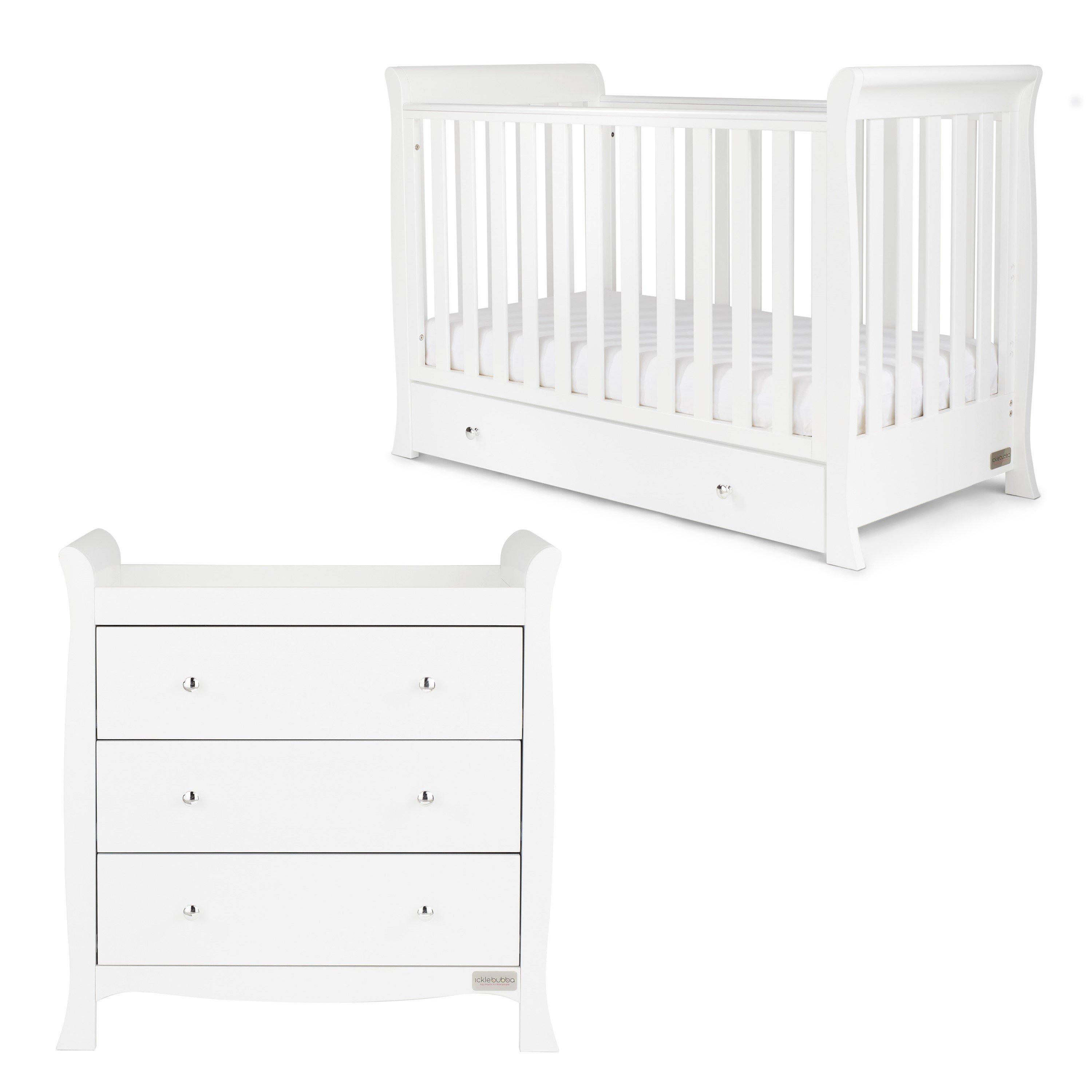 White - Ickle Bubba - Snowdon 4 in 1 Mini 2 Pce Furniture Set and Prem M - 1
