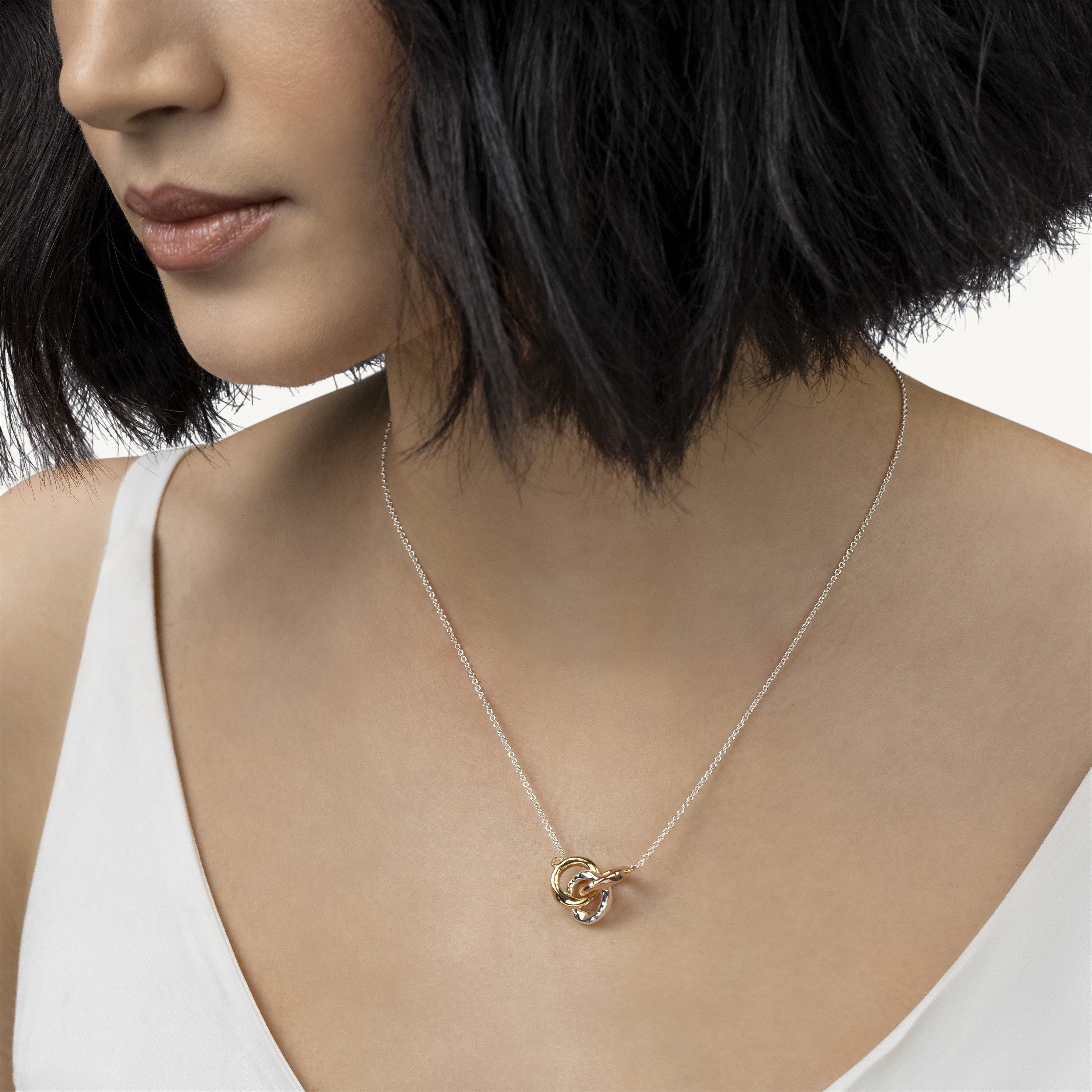 Gold - Radley - Radley Triple Plated Hammered Necklace - 2