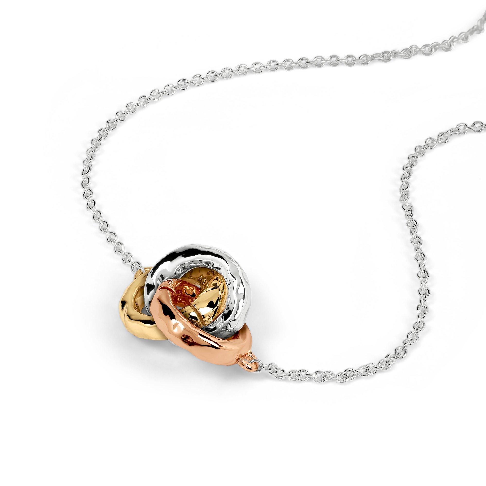 Gold - Radley - Radley Triple Plated Hammered Necklace - 3
