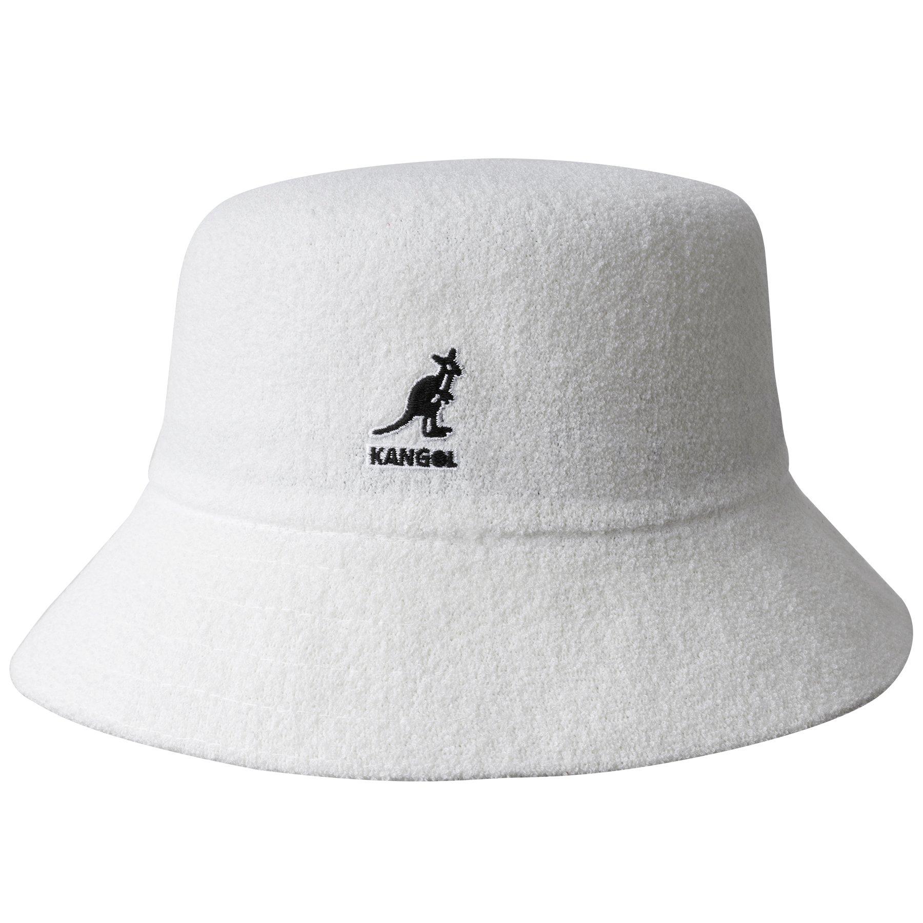 Kangol Terry Towelling Bermuda Bucket Hat - White - L