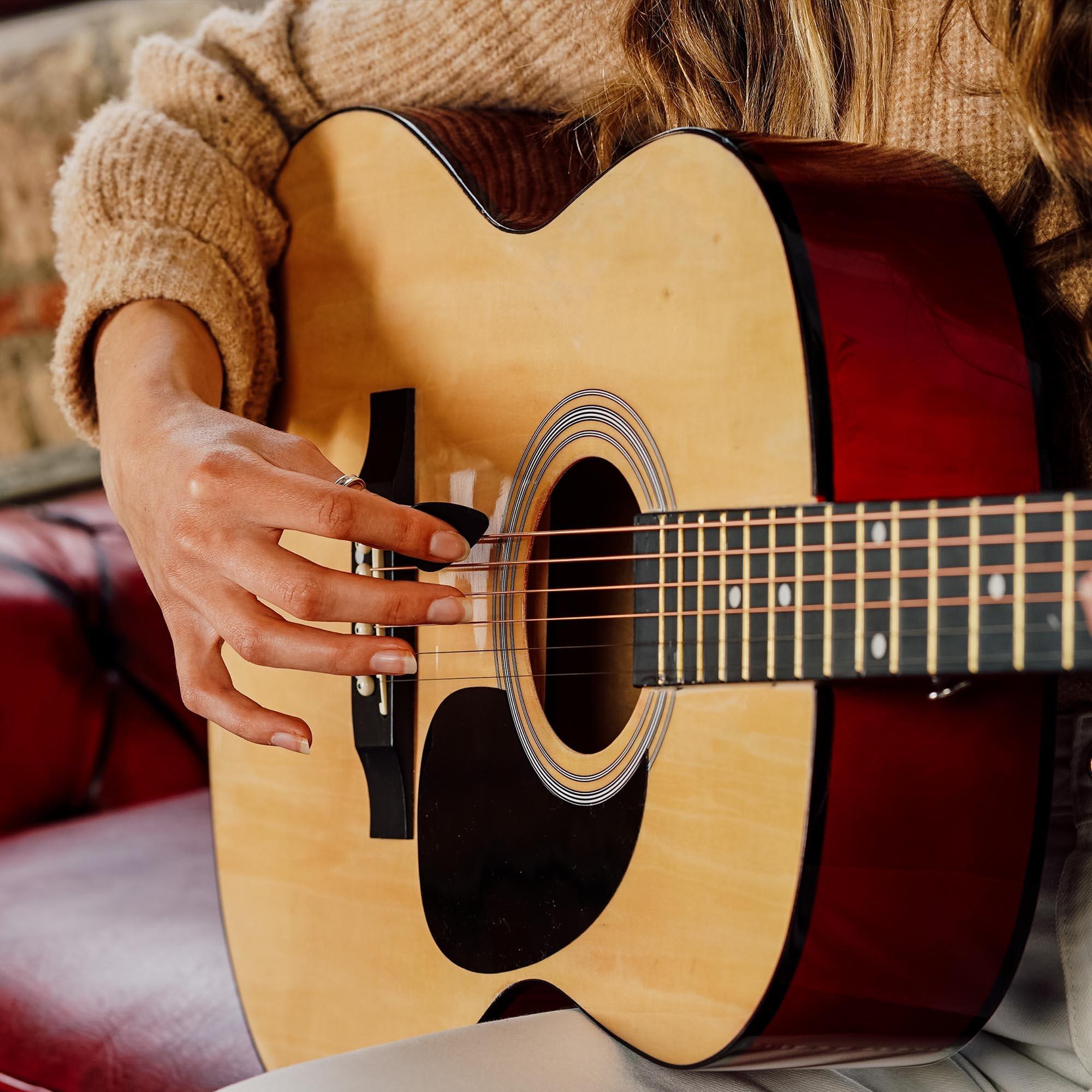 Natural - 3rd Avenue - 3rd Avenue Full Size Acoustic Guitar Pack - 5