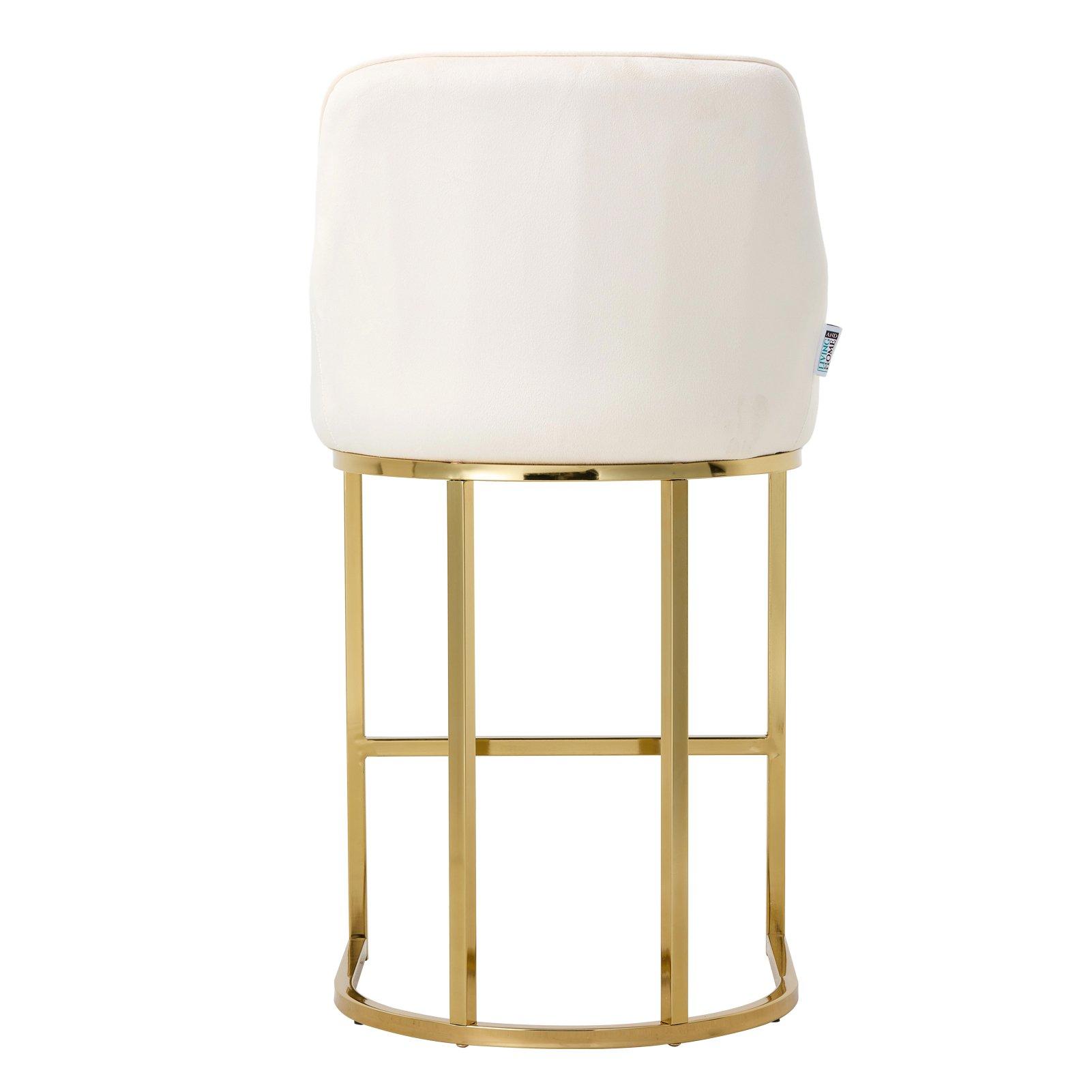 White - Kabinet UK - Set of 2 Upholstered Bar Stools - 5