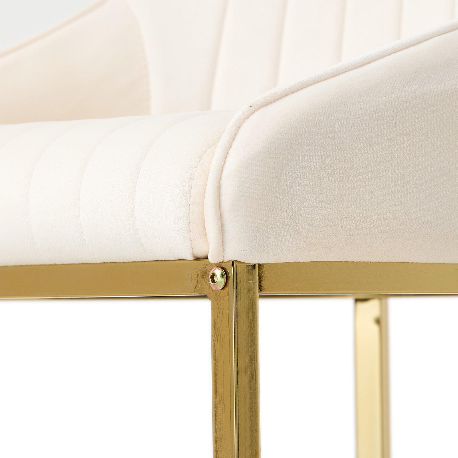 White - Kabinet UK - Set of 2 Upholstered Bar Stools - 6