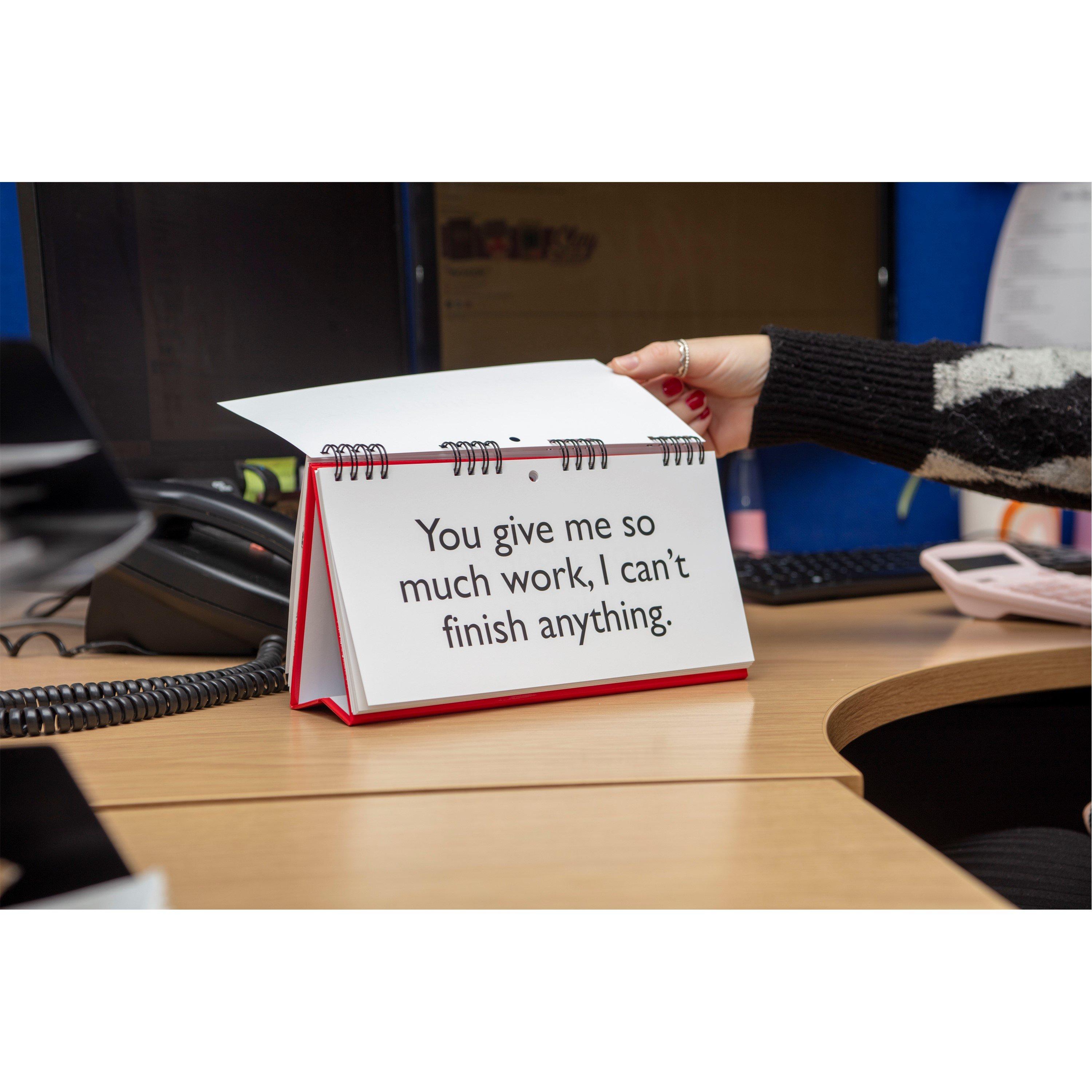 Multi - Boxer Gifts - Office Excuses Flip Book - 4