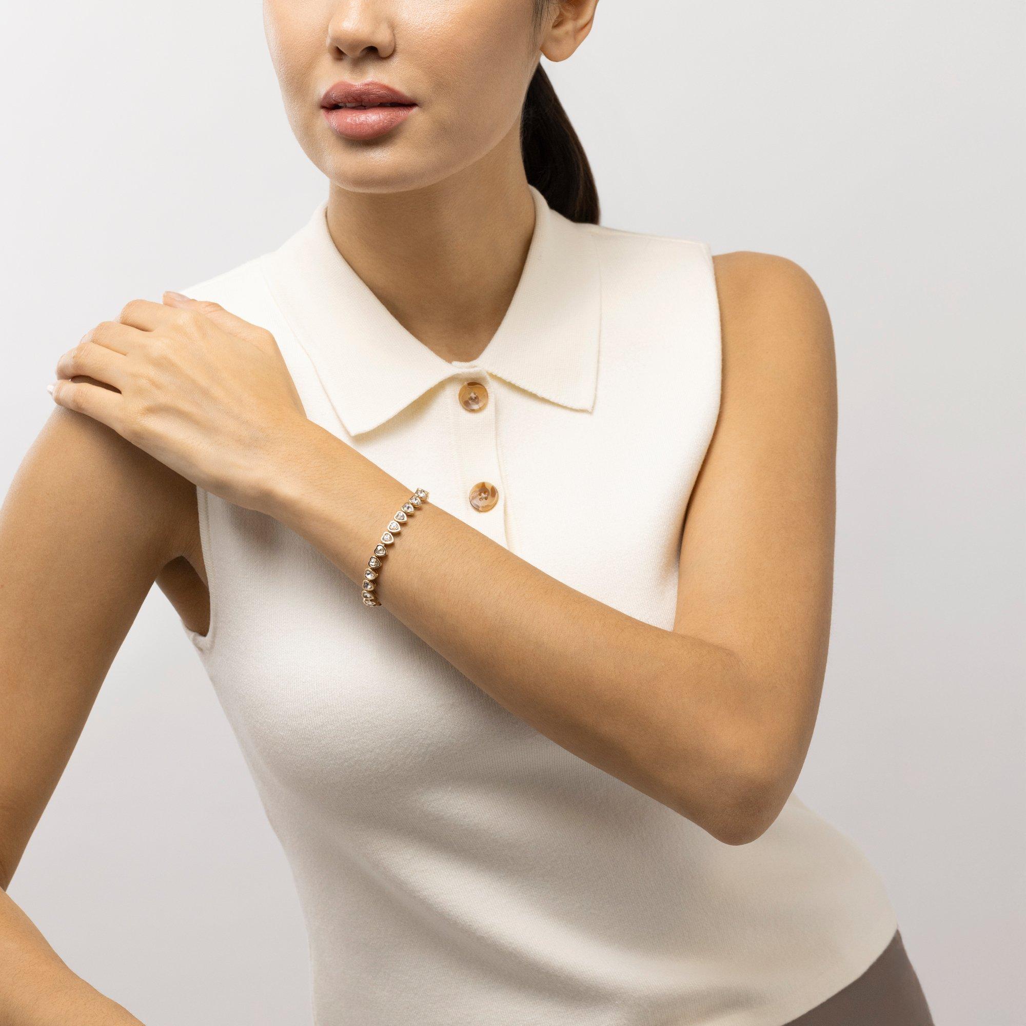 Gold - Radley - Radley 18ct Gold Plated Heart Bracelet - 4