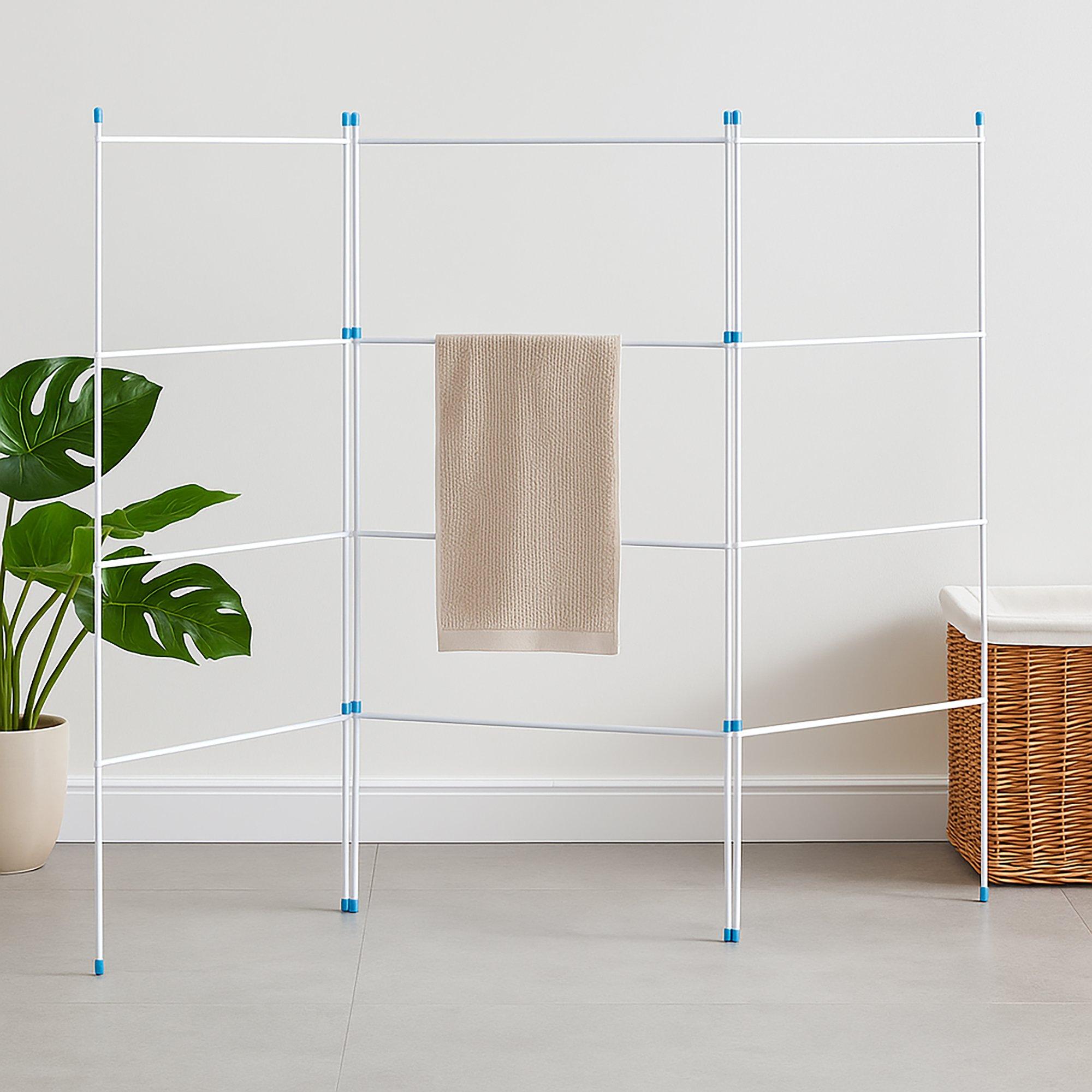 White - Lassic - Home Vida 3 Fold Airer - 1