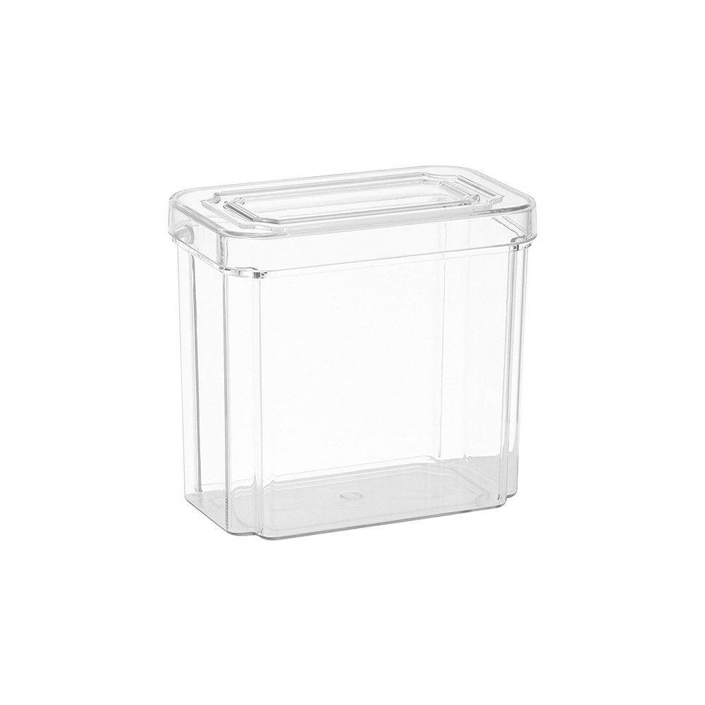 Clear - LIFE IDEAS - Set of 7 Stackable Clear Fridge Organisers - 7