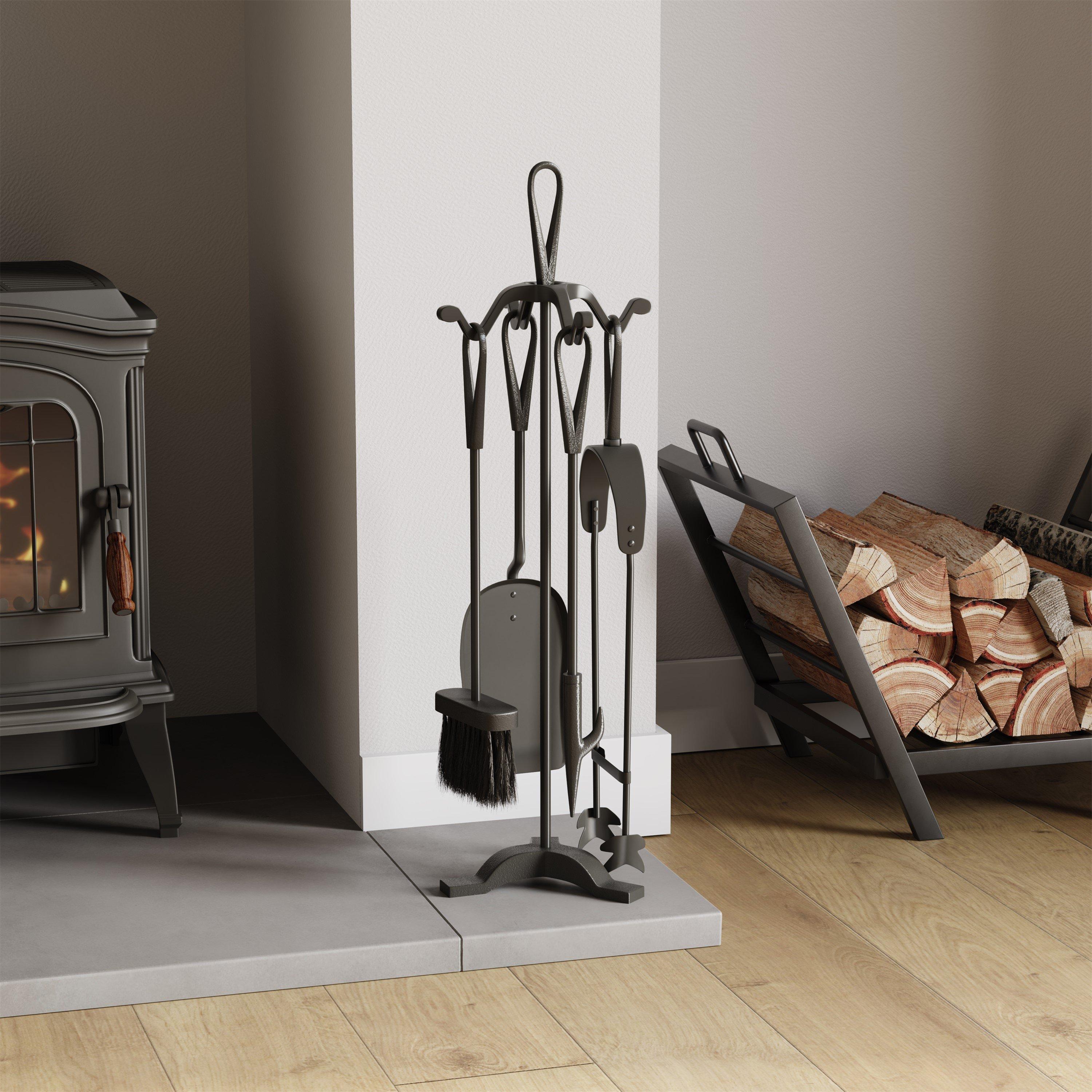 Black - Lassic - Fire Vida 5 Piece Buxton Companion Set - 1