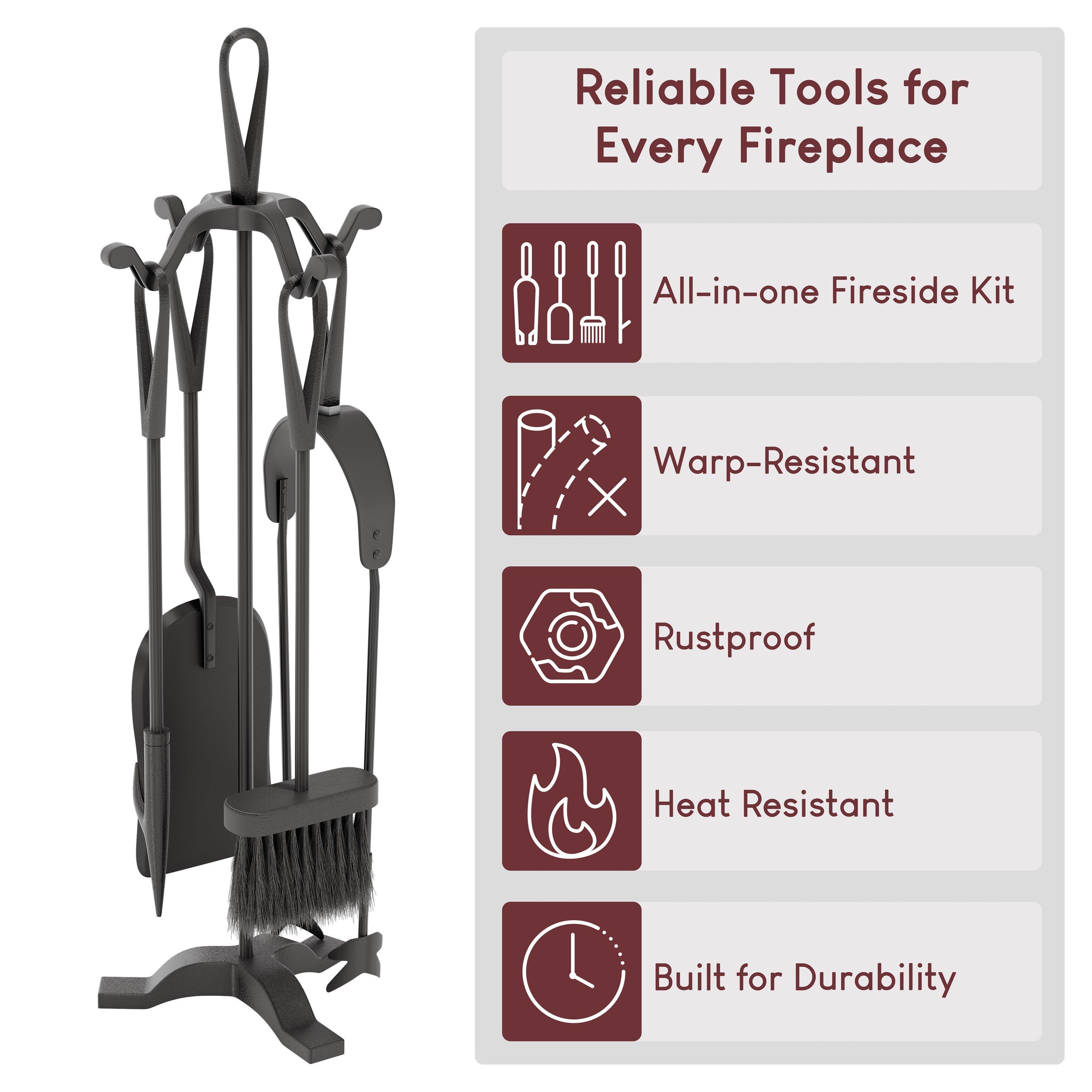 Black - Lassic - Fire Vida 5 Piece Buxton Companion Set - 4