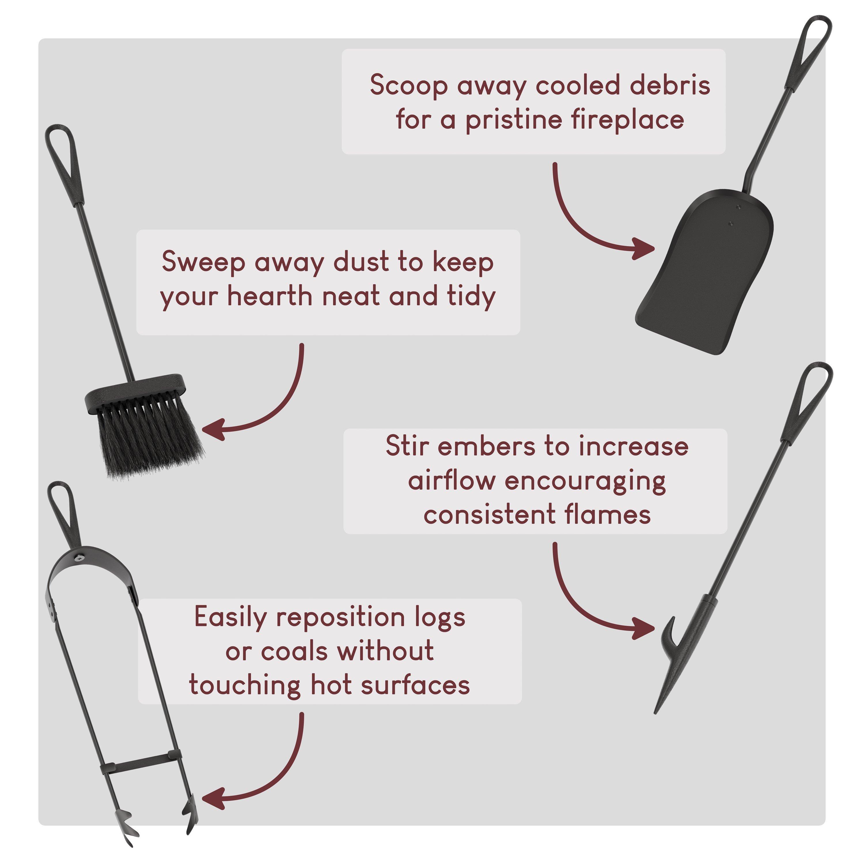 Black - Lassic - Fire Vida 5 Piece Buxton Companion Set - 5