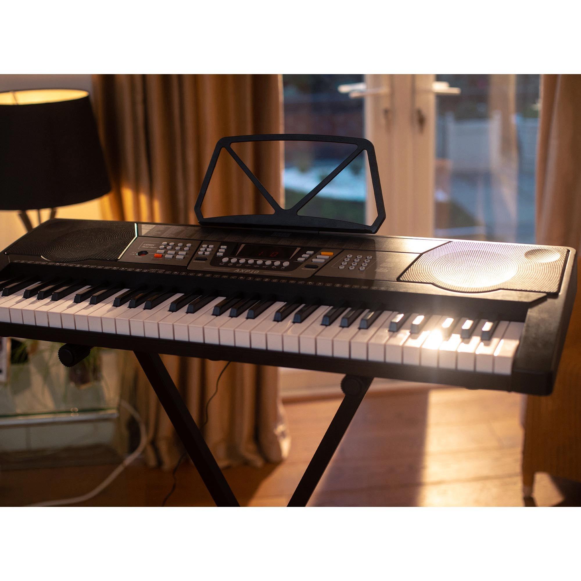 Black - Axus - AXP10 Portable Keyboard Pack - 6