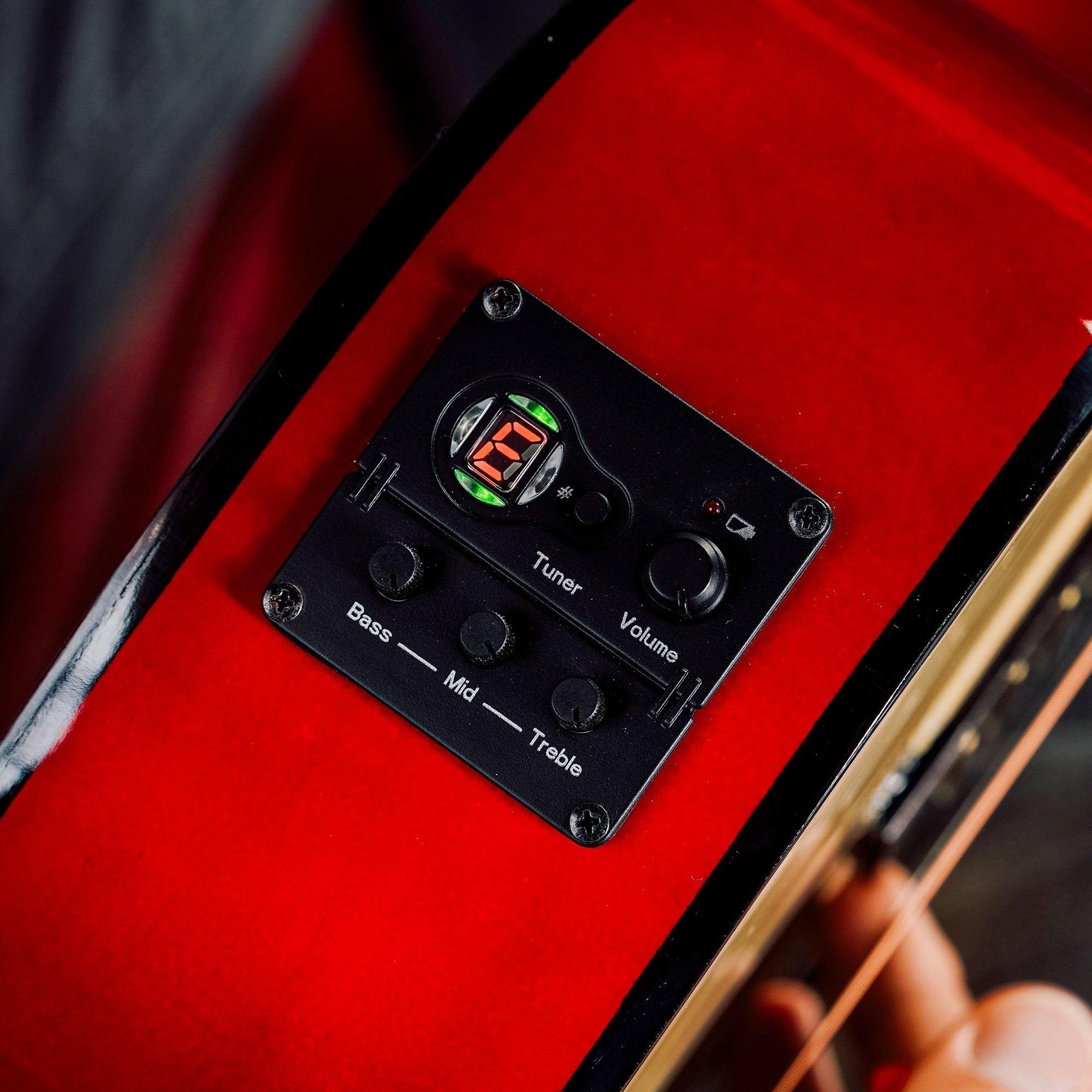 Natural - 3rd Avenue - Full Size Electro Acoustic Guitar Pack - 6