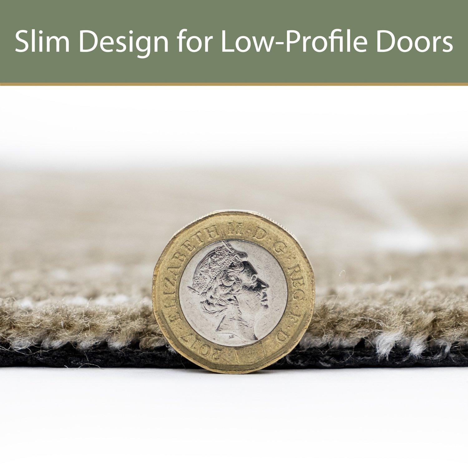 Brown - JVL - Mega Mat Entrance Runner Geo 57x150cm - 5