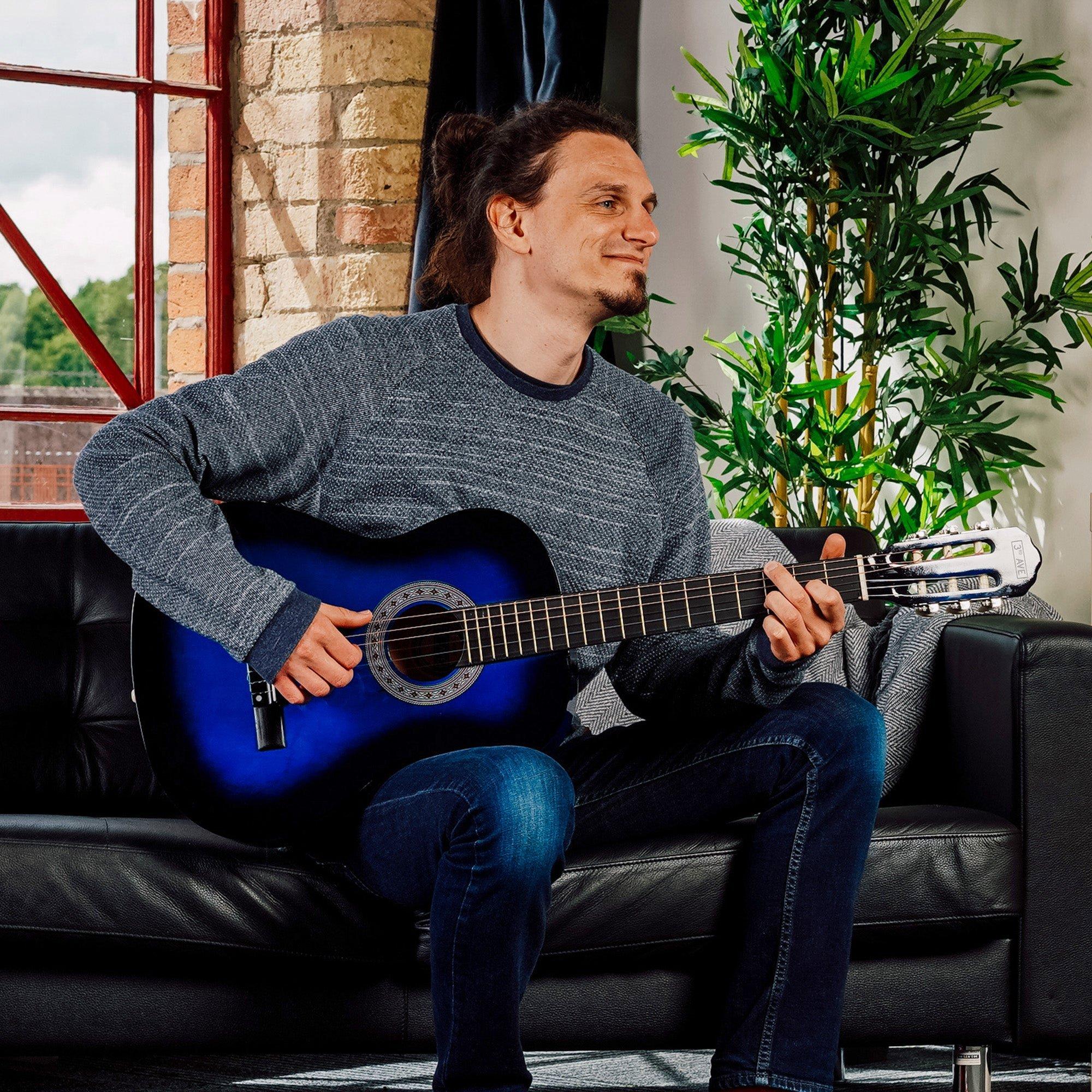 Blueburst - 3rd Avenue - Full Size Classical Guitar Pack - 5