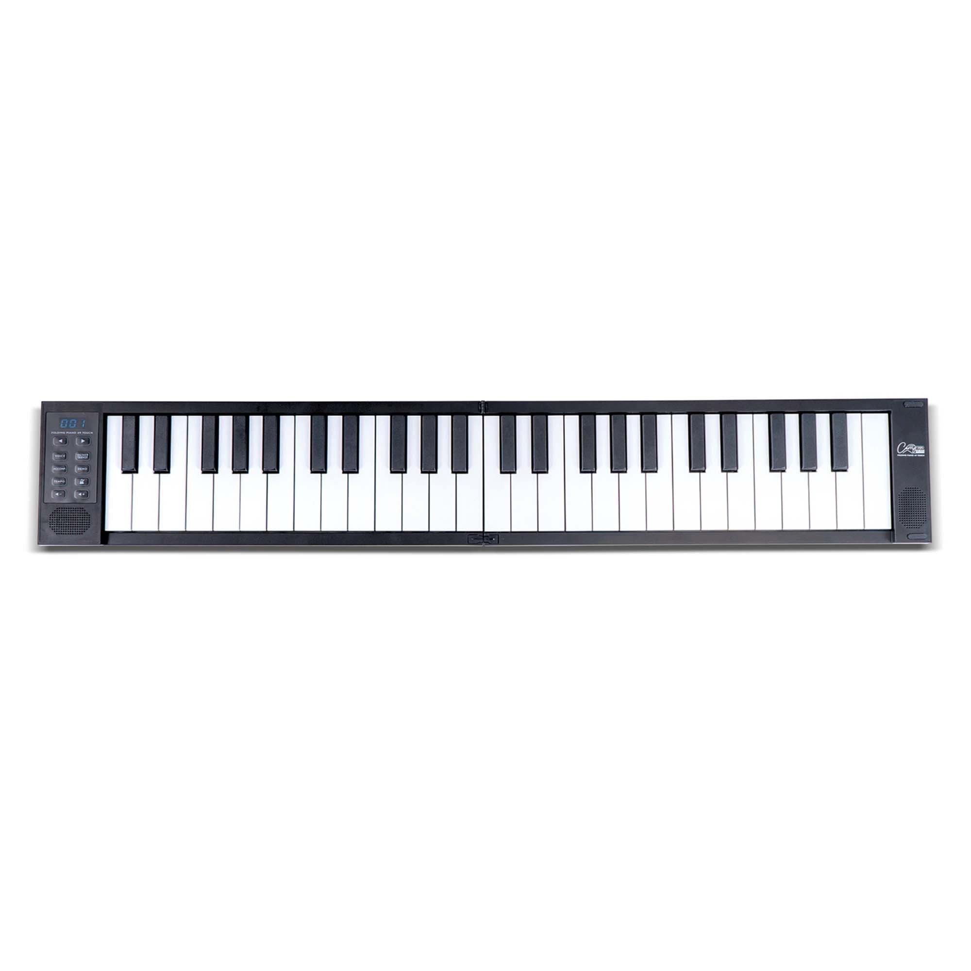 Black - Carry-On - 49 Key Touch Sensitive Folding Piano - 2