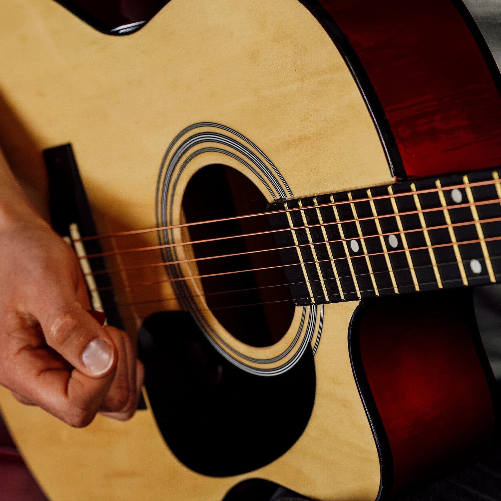 Natural - 3rd Avenue - Full Size Cutaway Acoustic Guitar Pack - 6