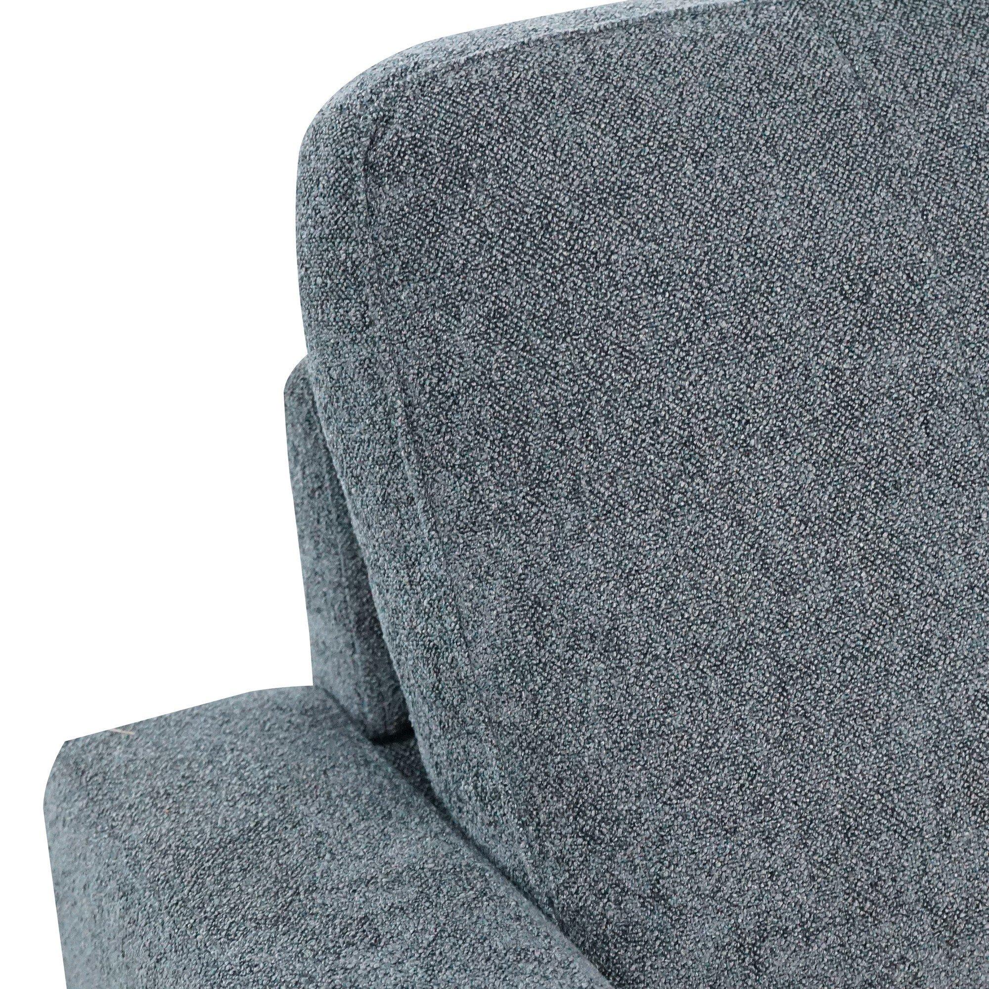 Charcoal - Aspire - Pad Compact Sofa with Reversible Chaise - 6