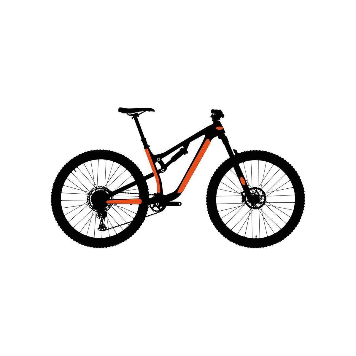 Clear - Bike Shield - Full Oversize Kit - 2