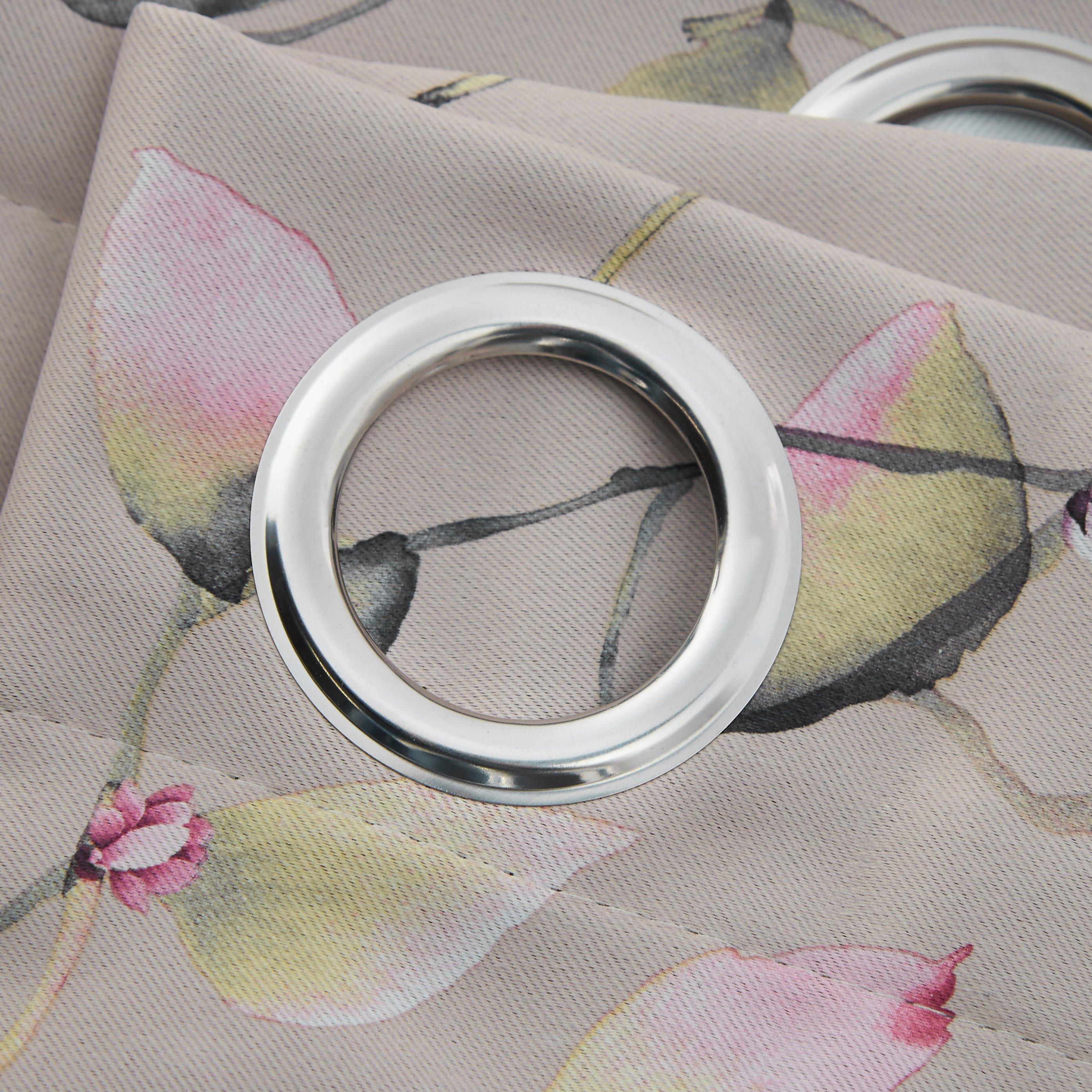 Multi - Alan Symonds - Blossom Bud Blackout Ring Top Curtains - 3
