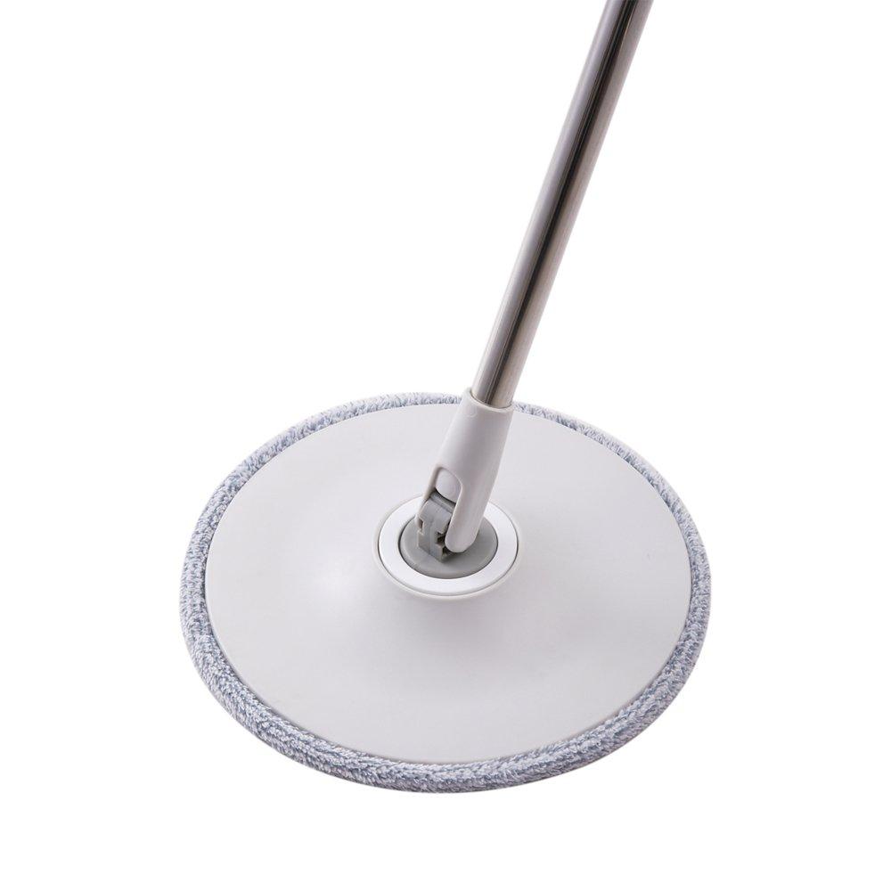 Grey & White - LIFE IDEAS - Hands-free Rotating Cleaning Mop Bucket Set - 7