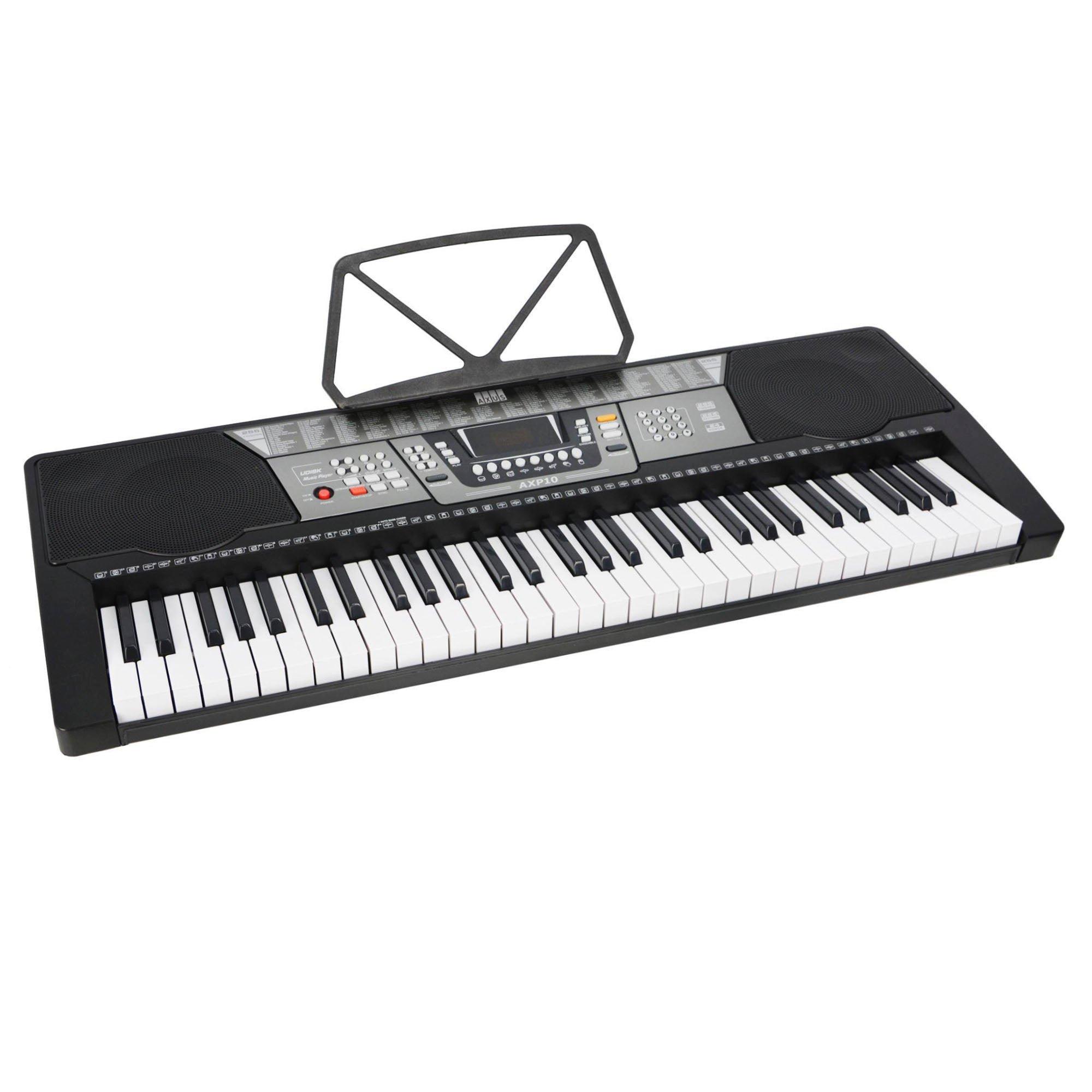 Axus  Axp10 Portable Keyboard - Black - 61-Key