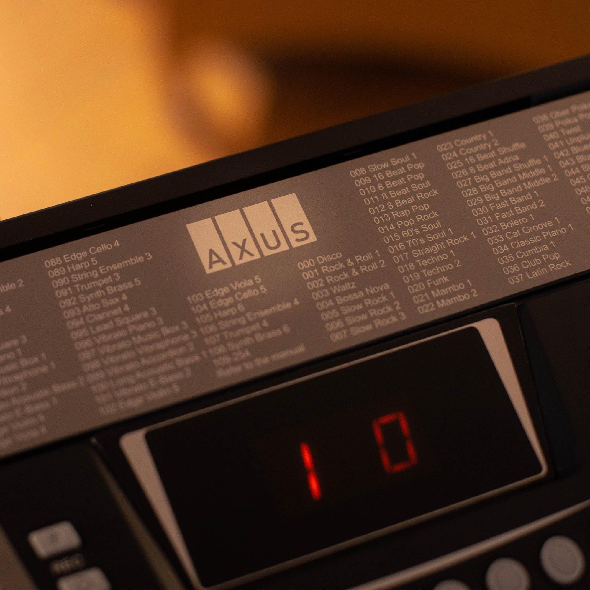 Black - Axus - AXP10 Portable Keyboard - 6