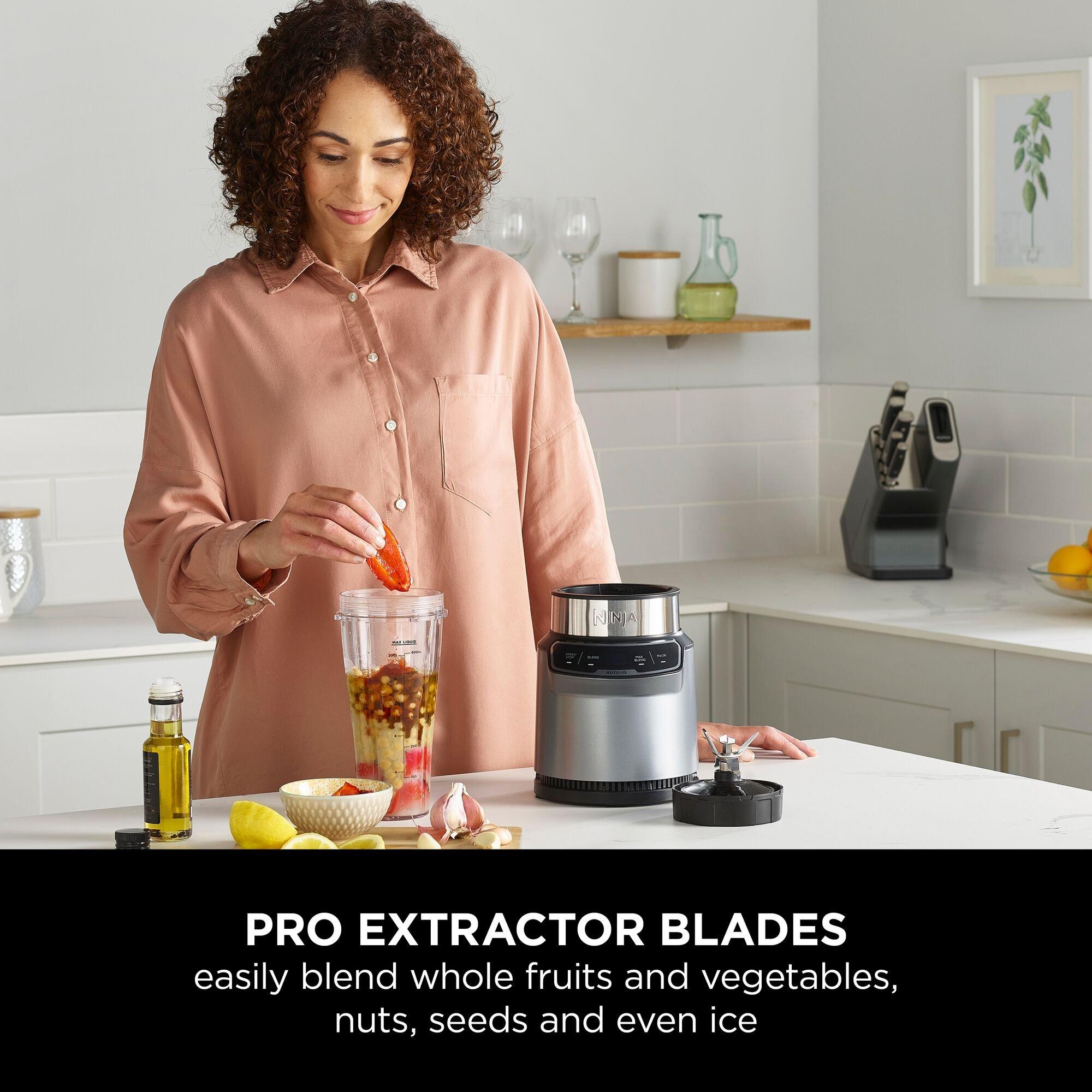 Black - Ninja - Ninja Blender with Auto-iQ BN500UK Black/ Silver - 5