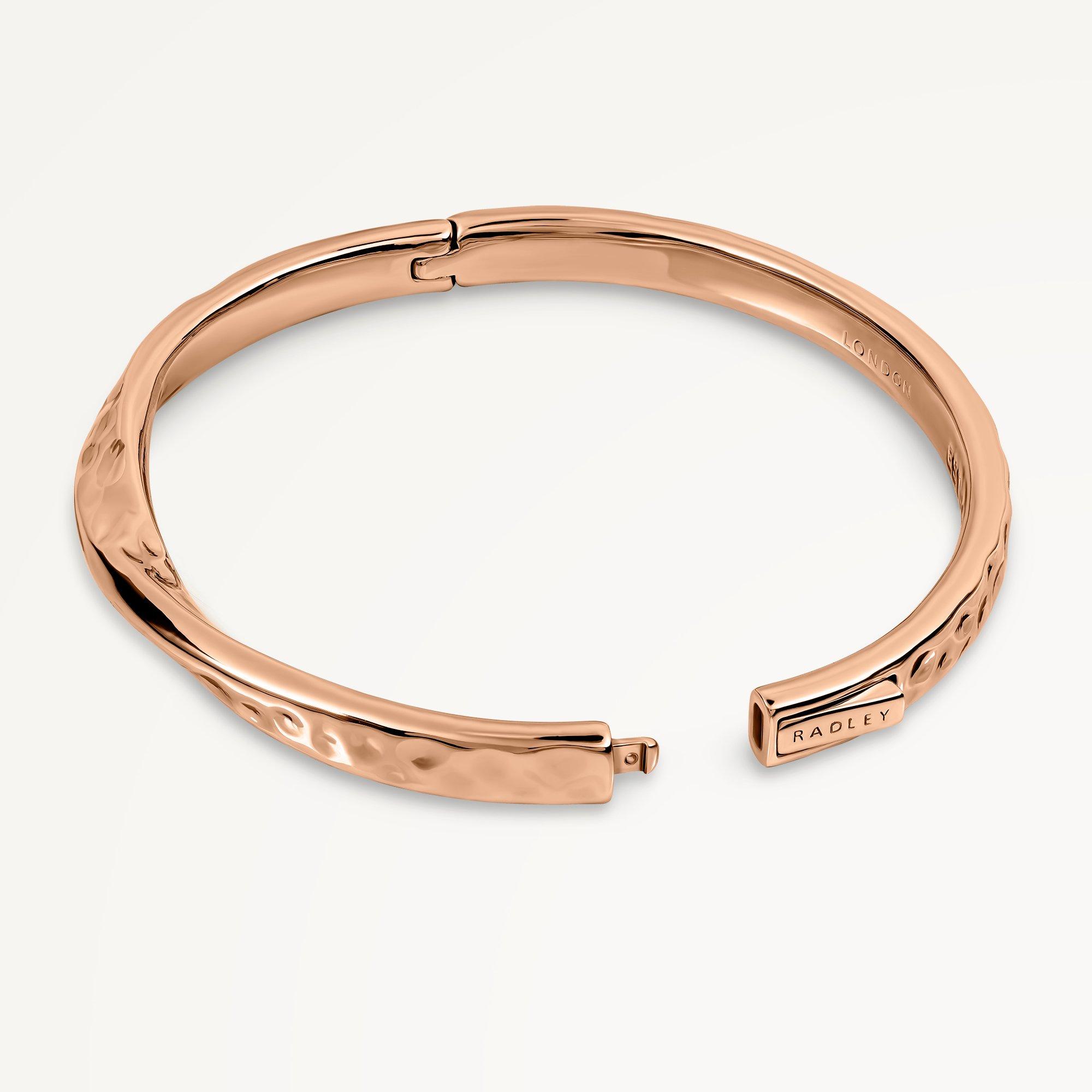 Gold - Radley - Radley 18ct Rose Gold Plated Bangle - 2