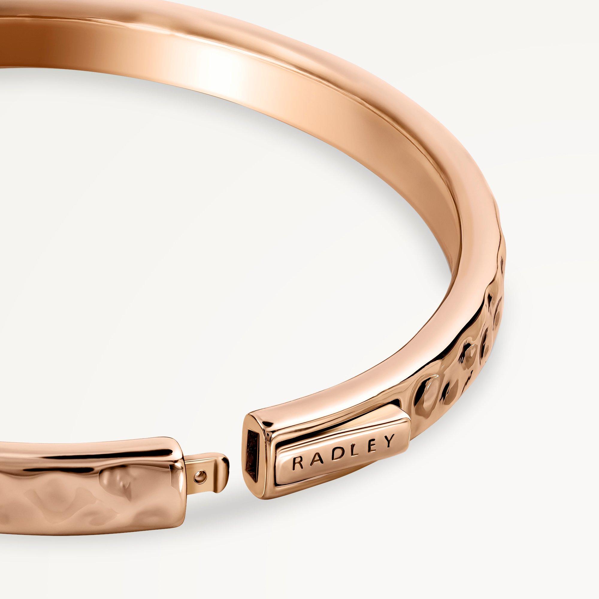 Gold - Radley - Radley 18ct Rose Gold Plated Bangle - 3