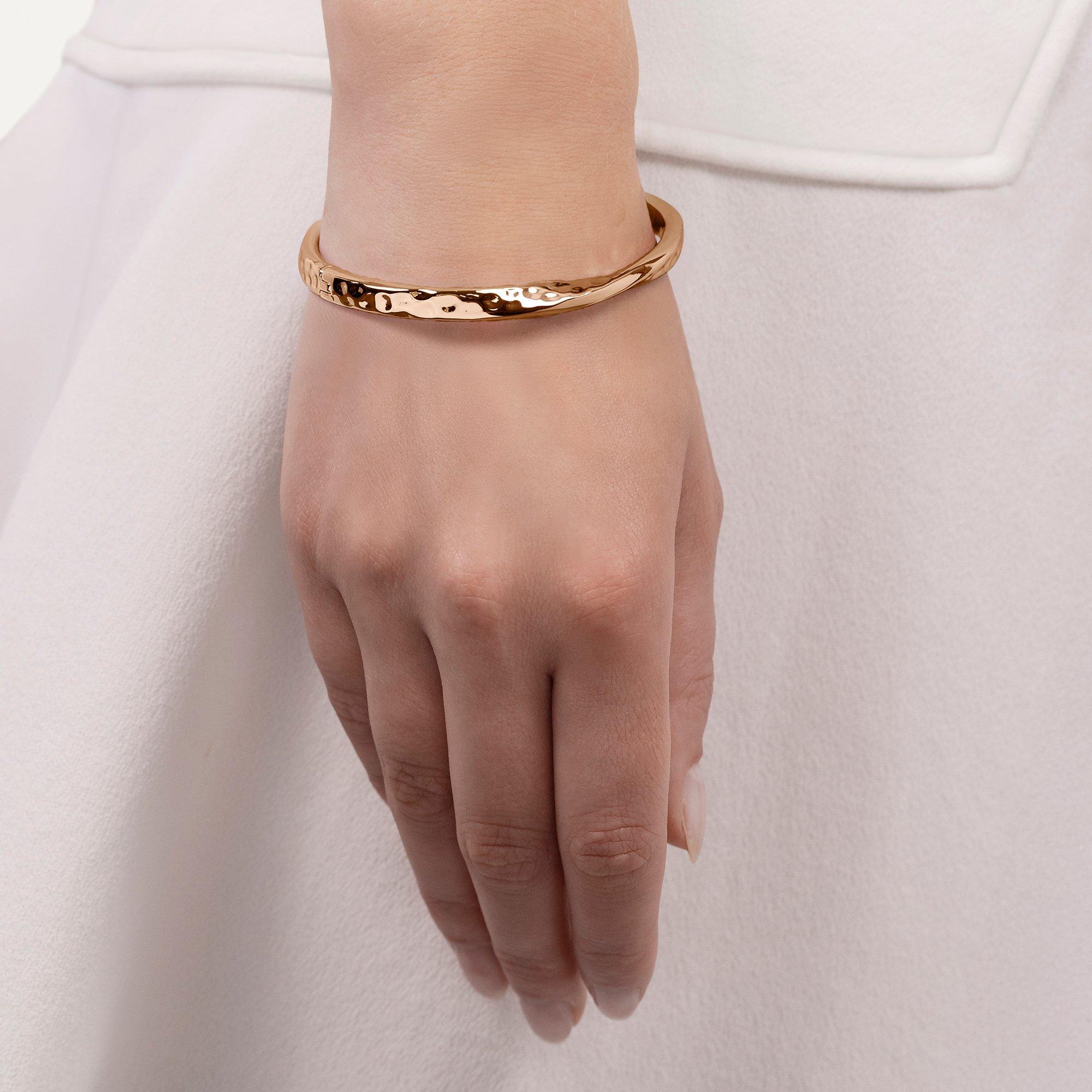 Gold - Radley - Radley 18ct Rose Gold Plated Bangle - 4