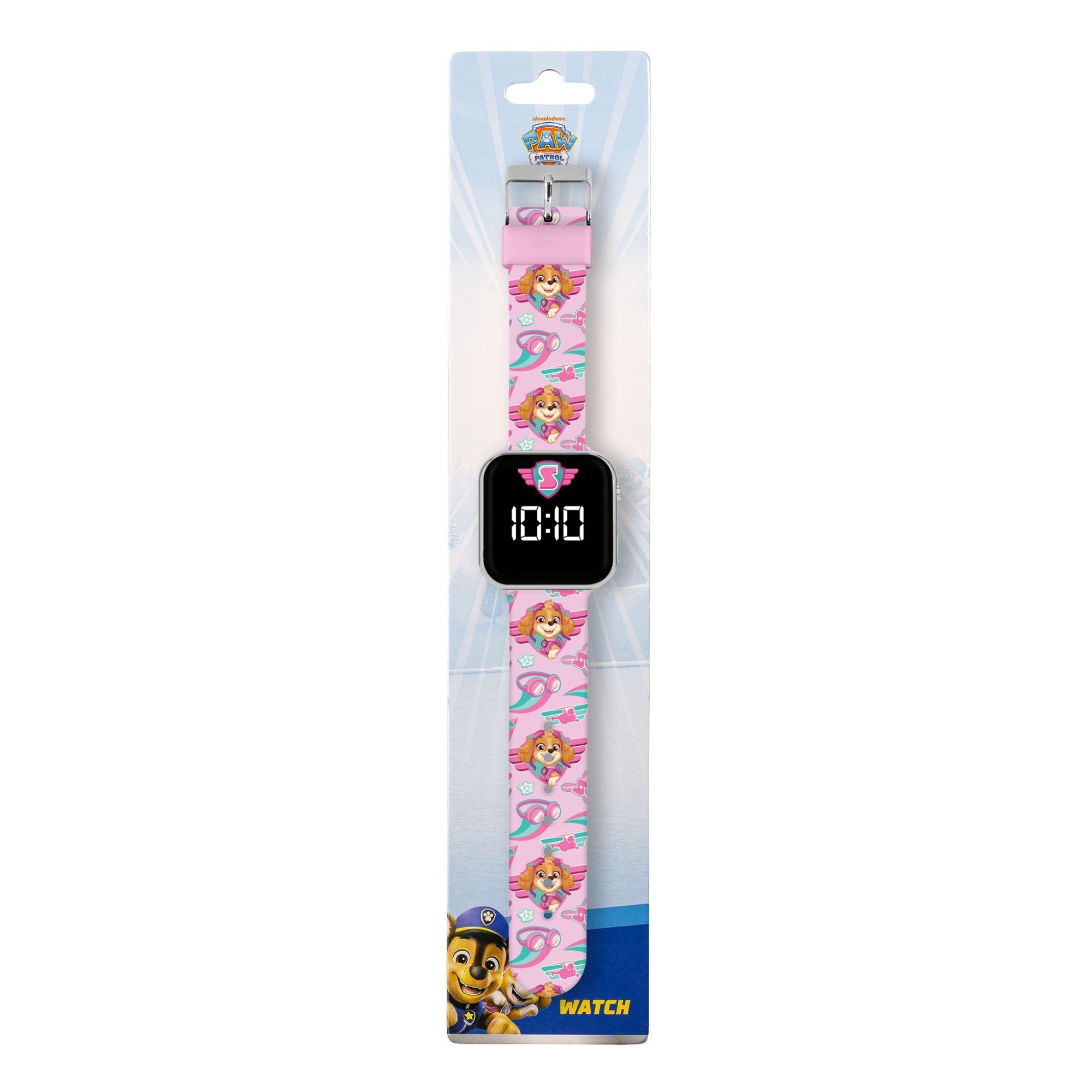 Pink - Paw Patrol - Paw Patrol Skye LED Silicone Watch - 5