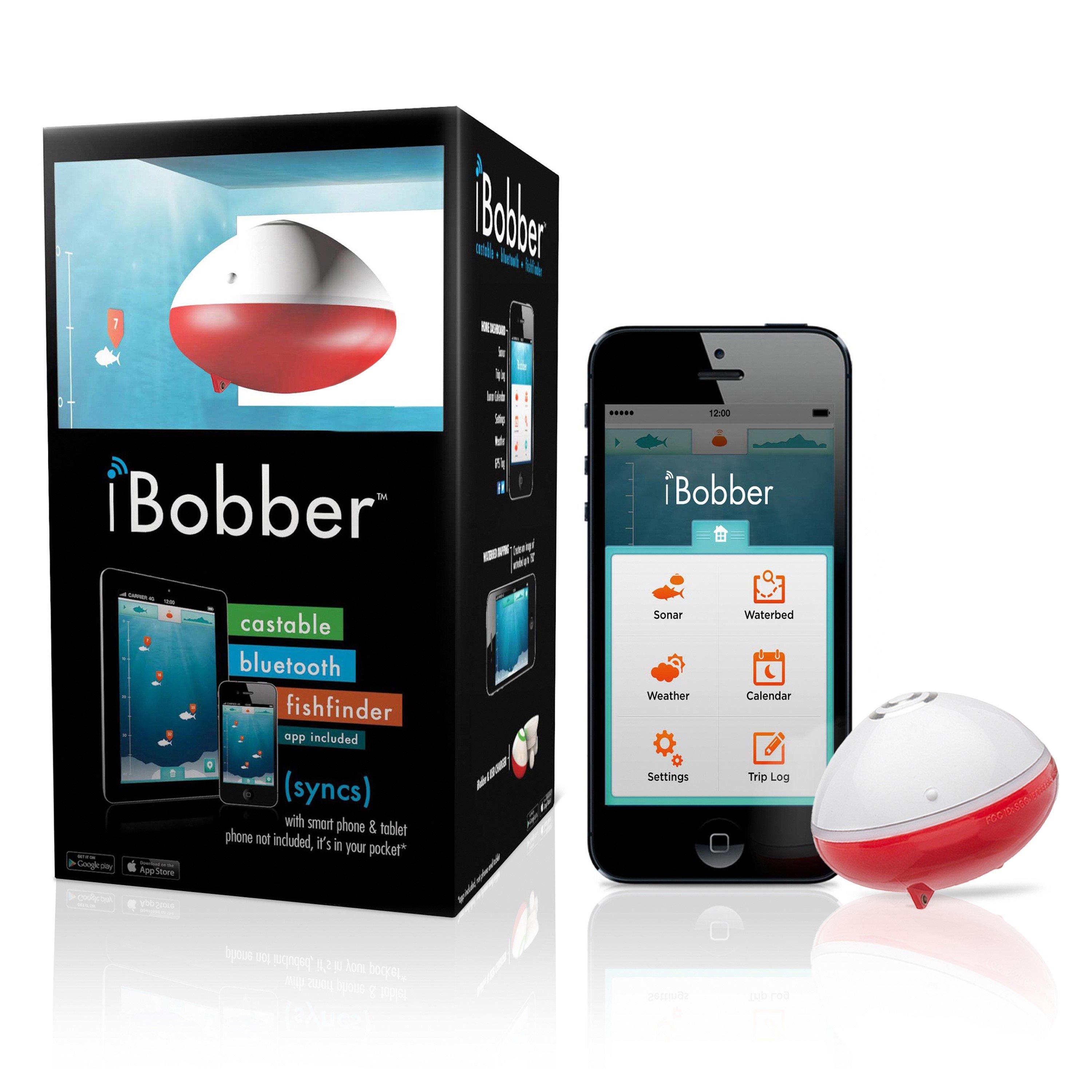 White / Red - iBobber - Smart Fish Finder - 1