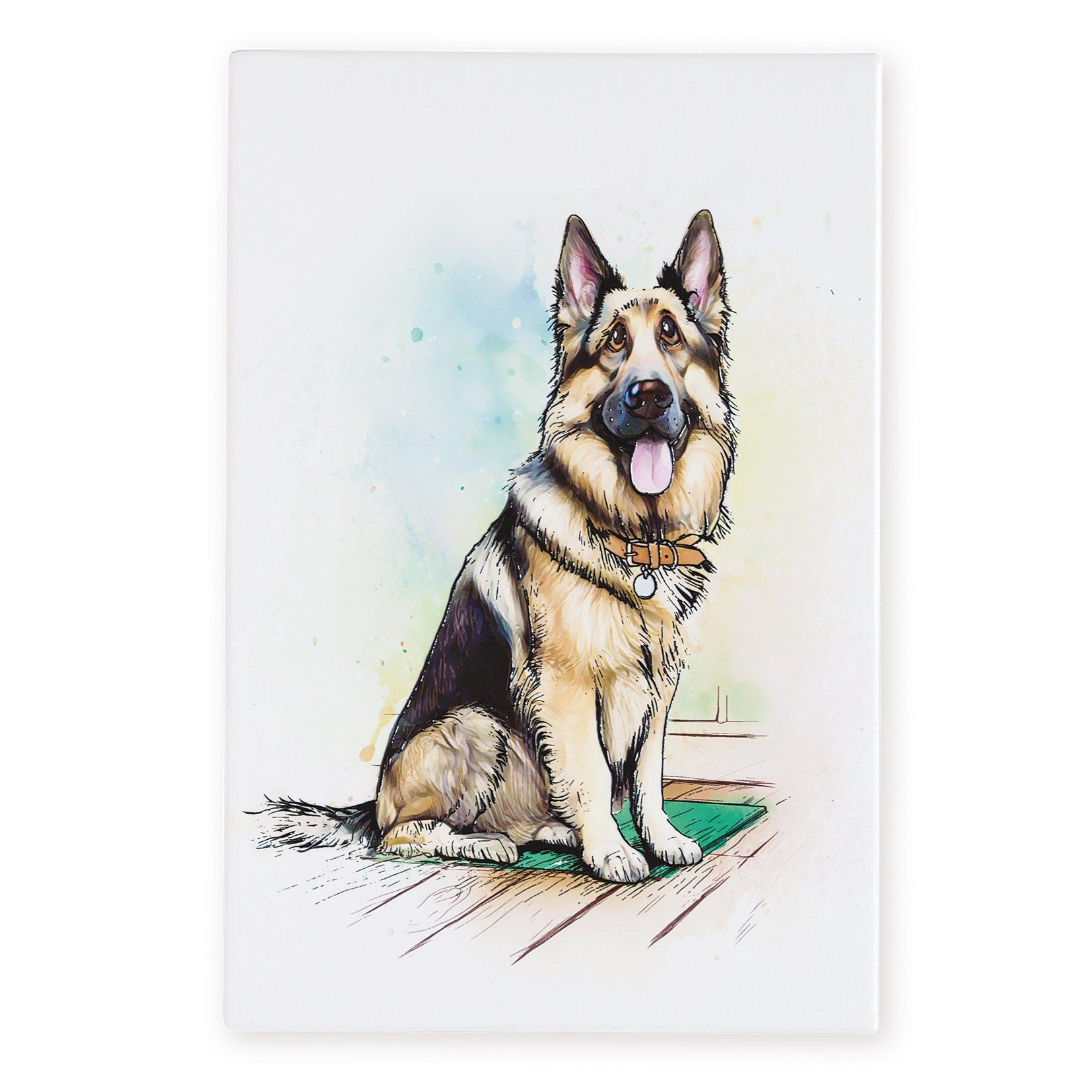 Multi - Art of Arora - 2853 - German Shepherd Tile