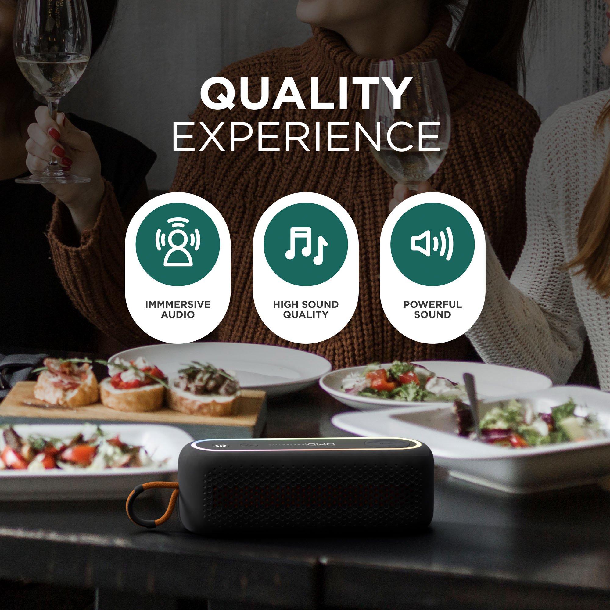 Black - DMD Collective - Bluetooth Speaker - Portable Wireless - 3