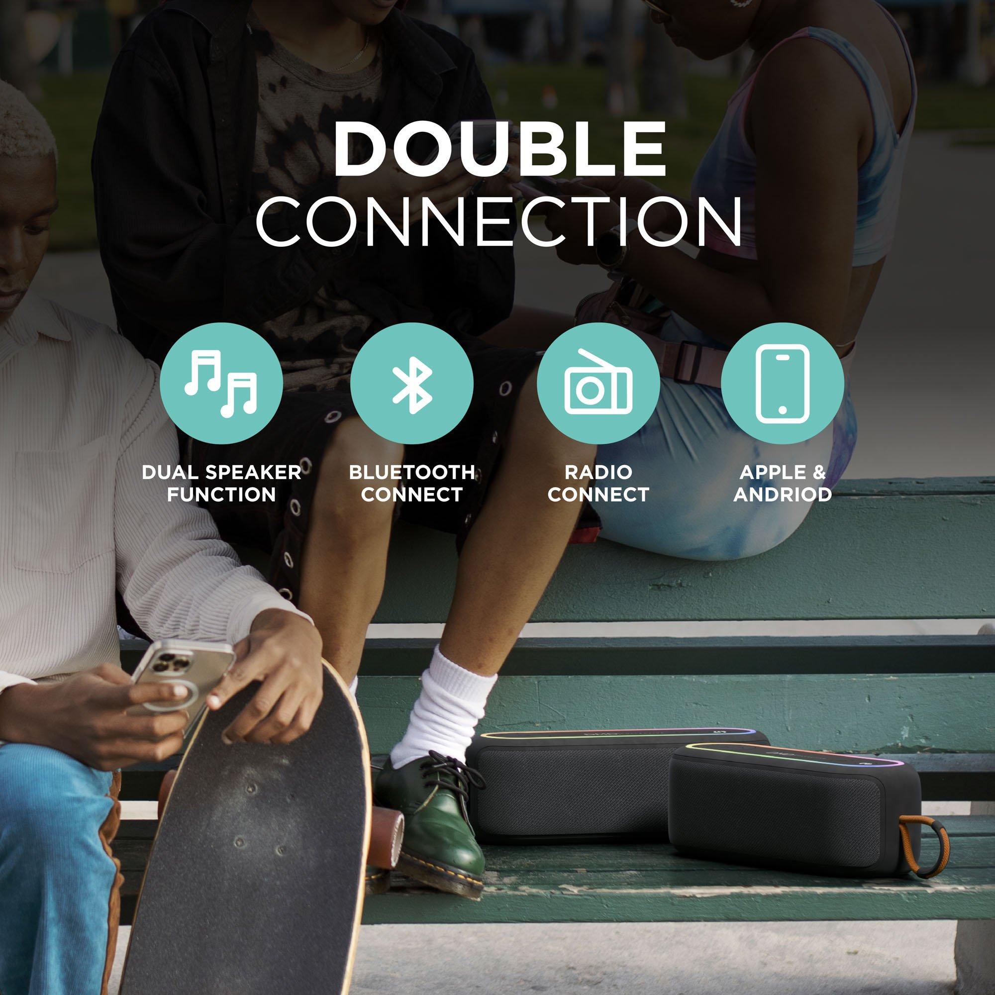 Black - DMD Collective - Bluetooth Speaker - Portable Wireless - 4