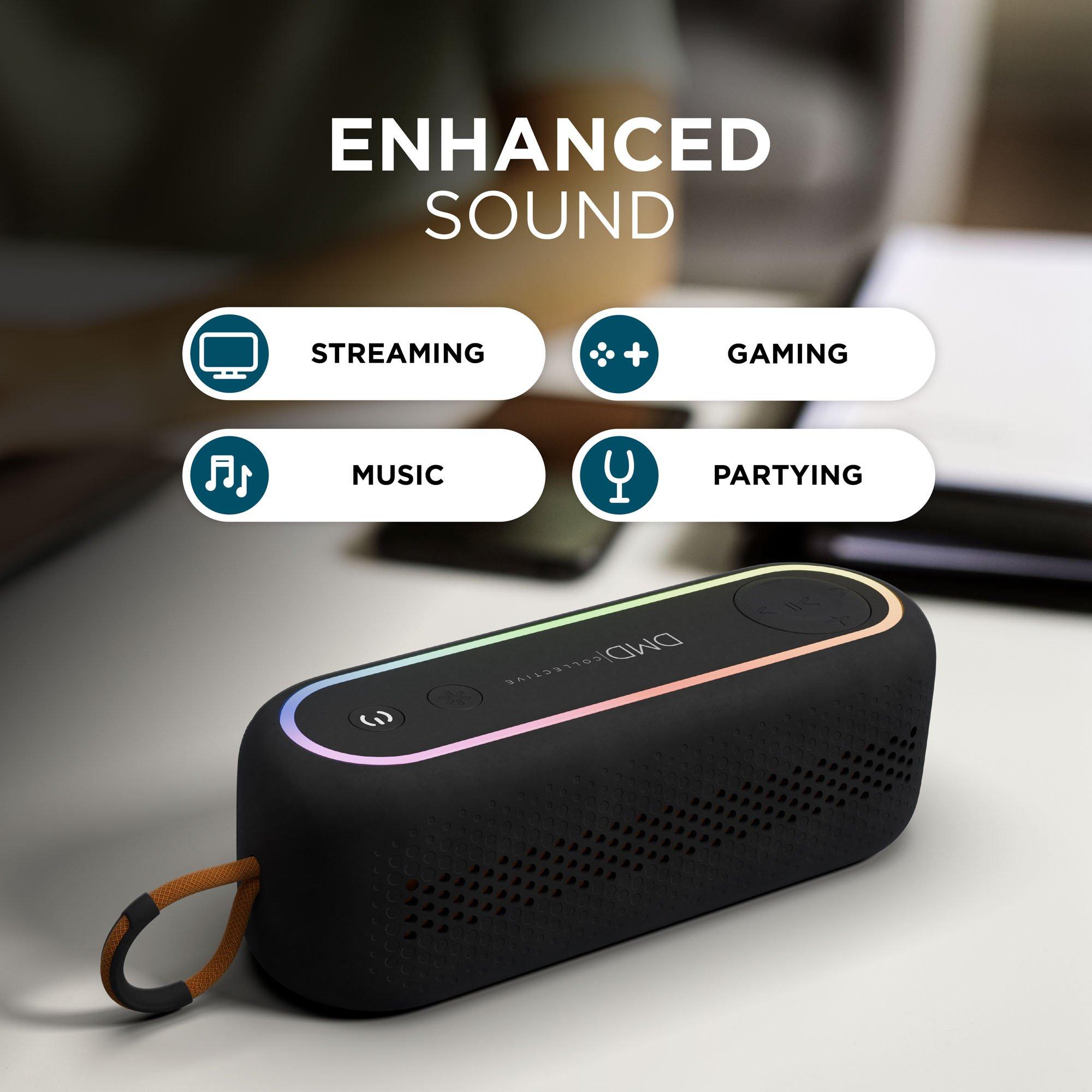 Black - DMD Collective - Bluetooth Speaker - Portable Wireless - 5